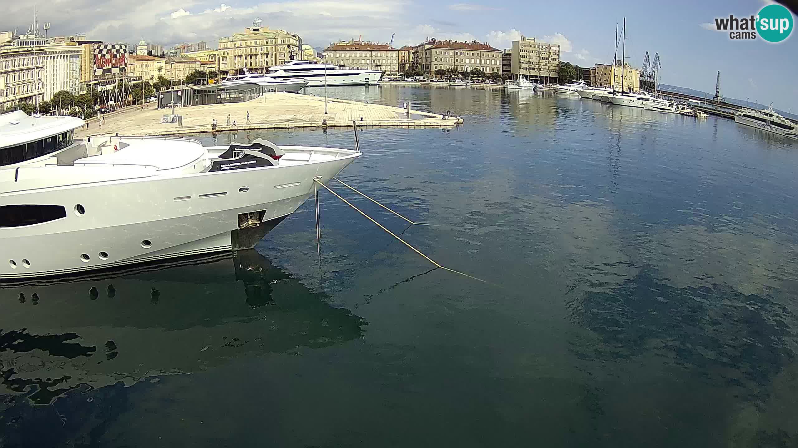 Botel Marina – Rijeka webcam