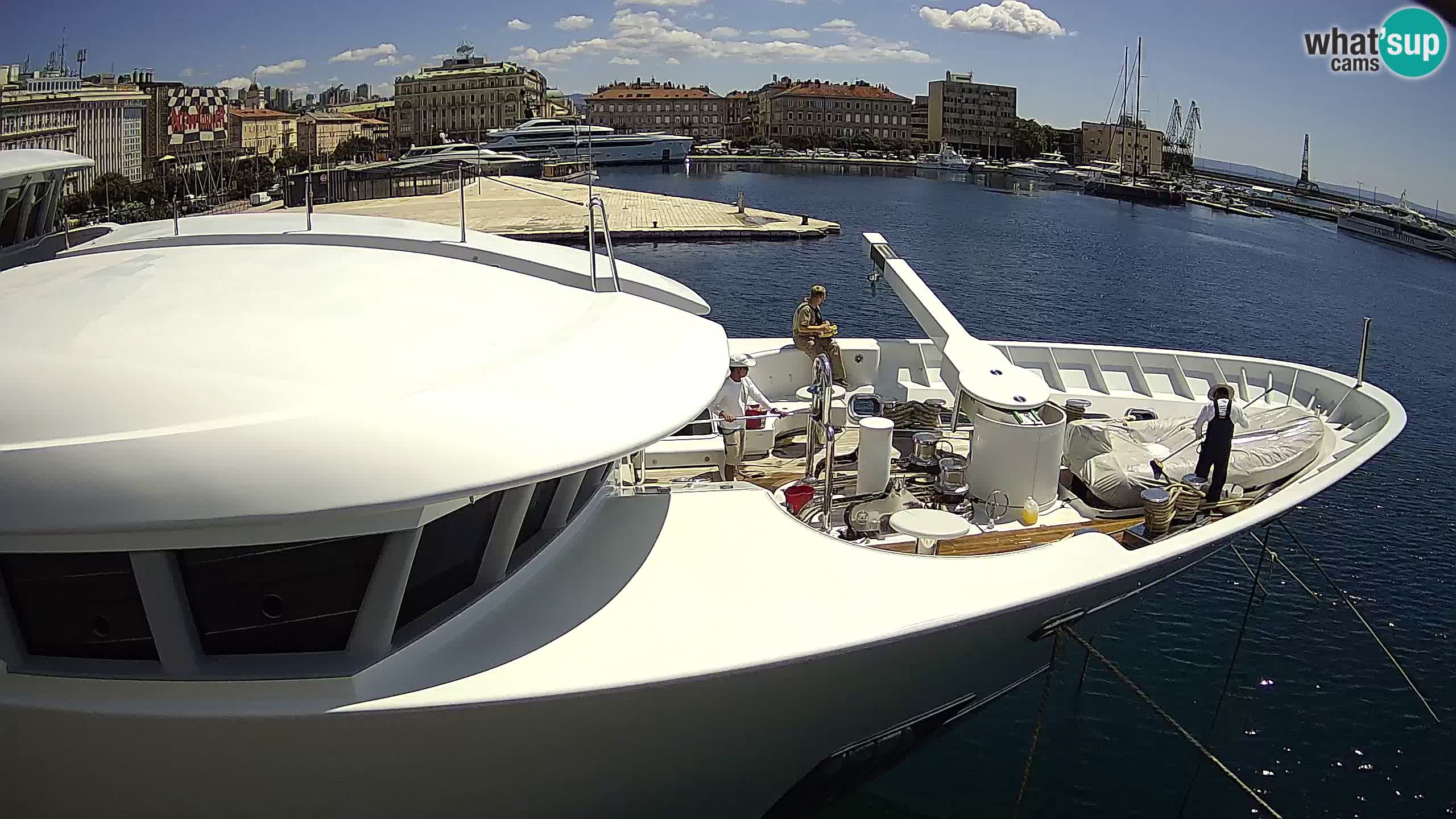 Rijeka – Botel Marina web kamera