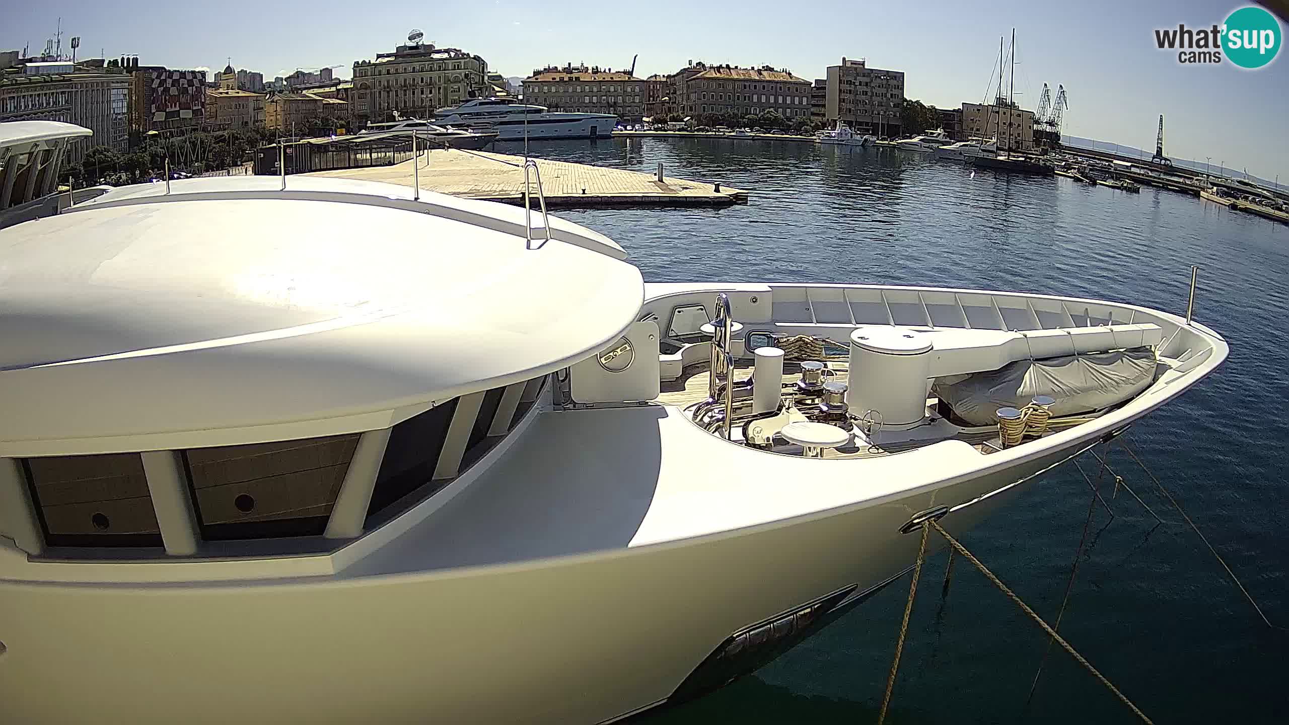 Botel Marina – Rijeka live cam