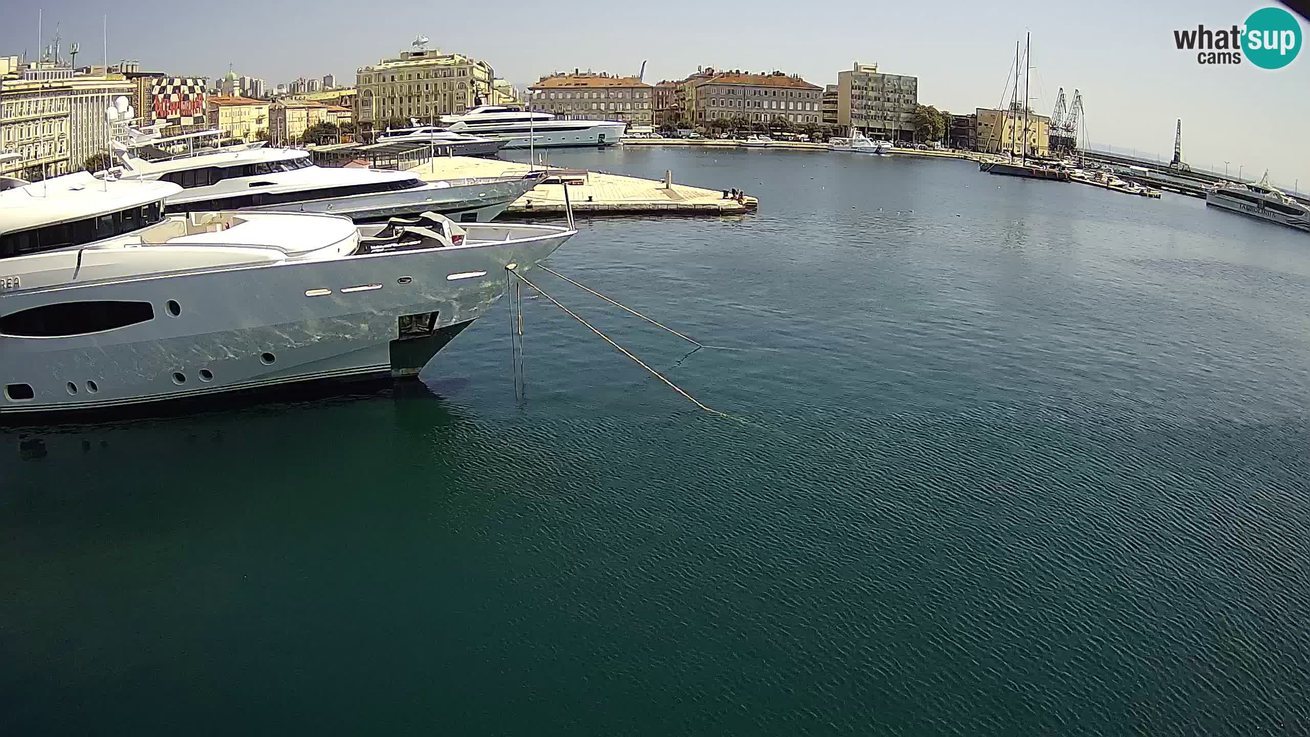 Rijeka – Botel Marina web kamera
