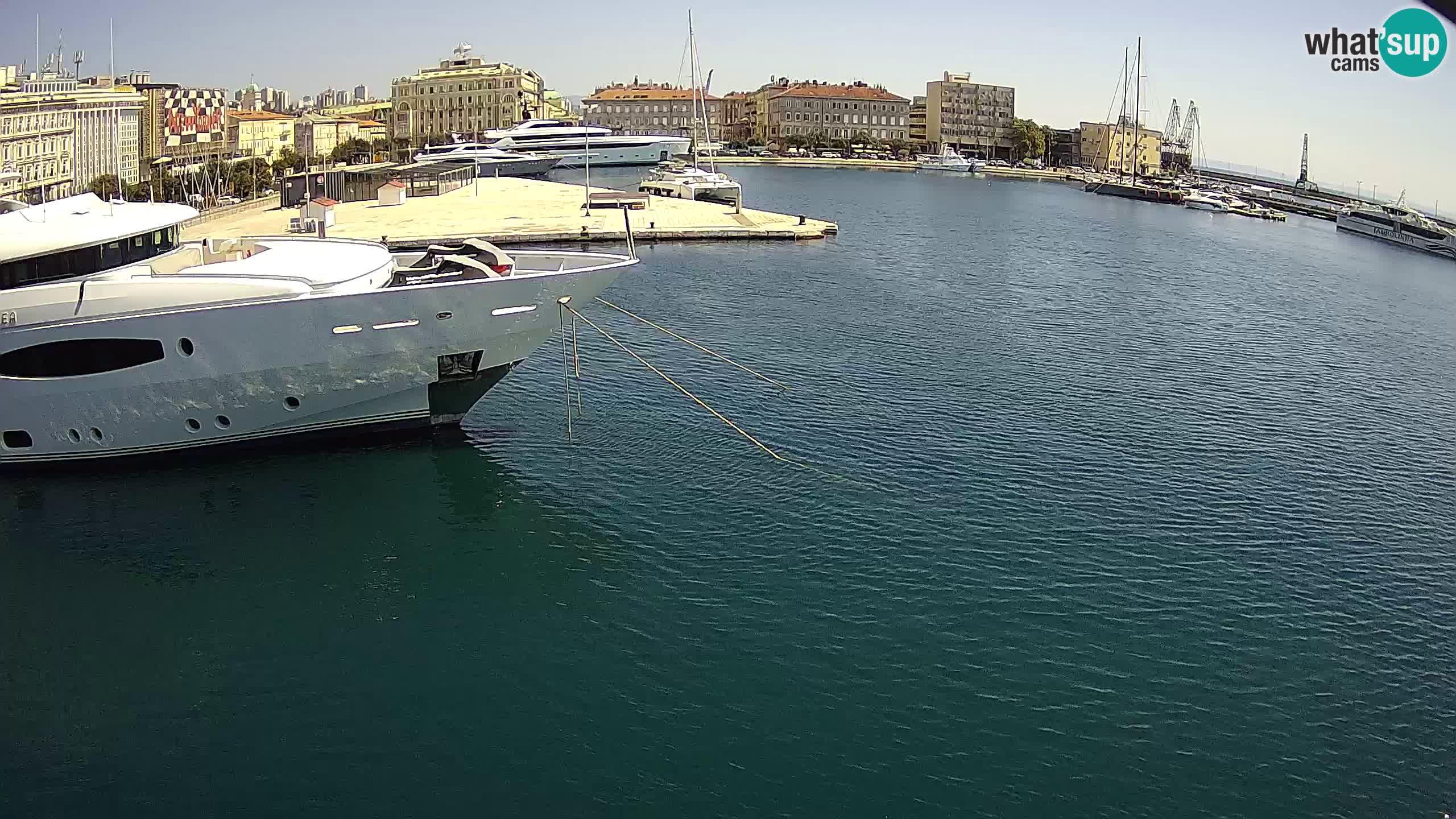 Rijeka – Botel Marina webcam en direct