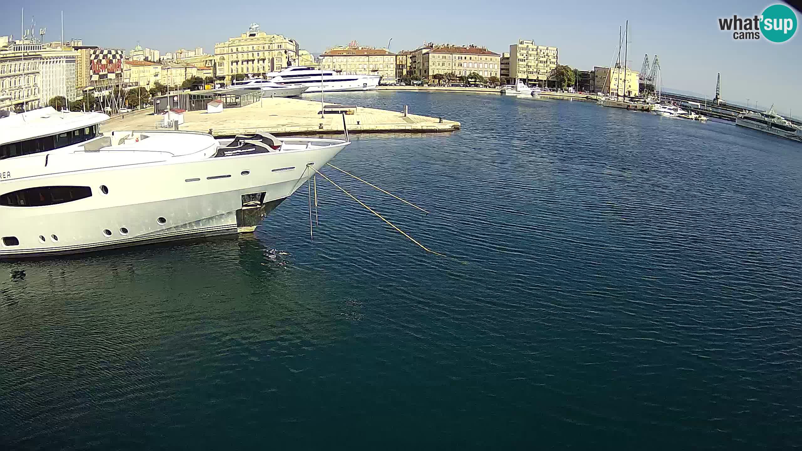 Rijeka – Botel Marina webcam en direct