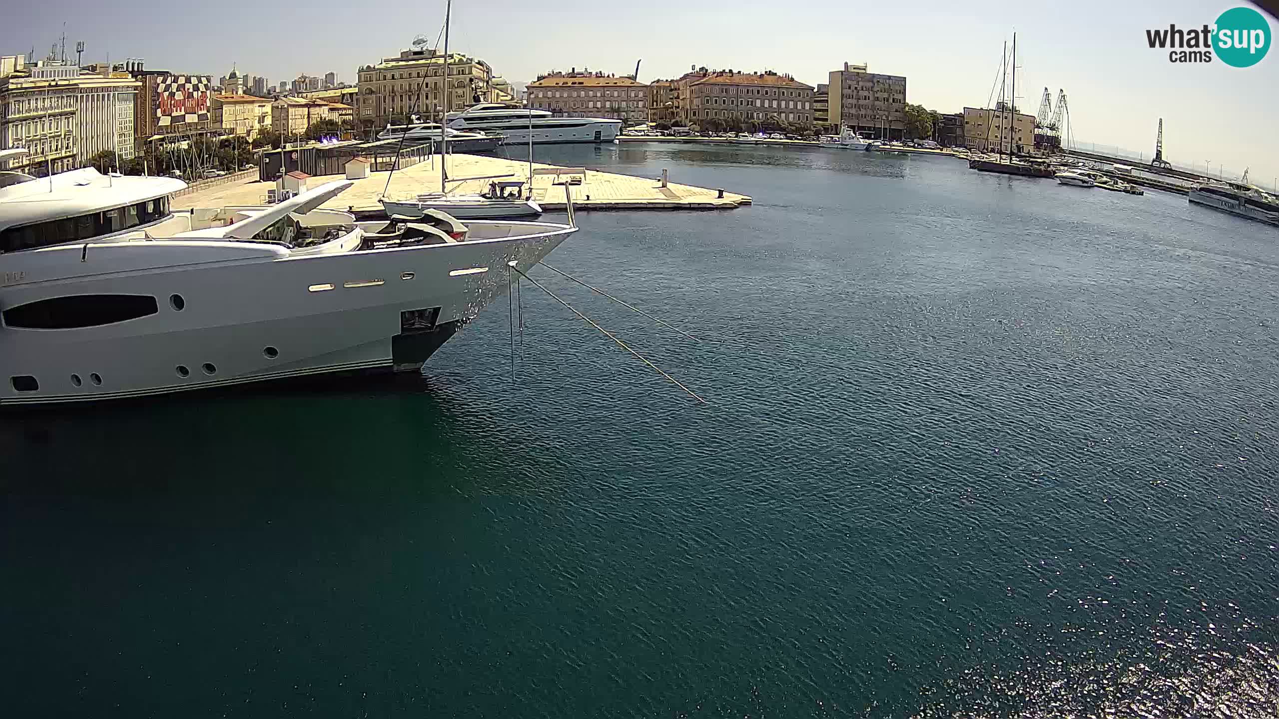 Rijeka – Botel Marina webcam en direct