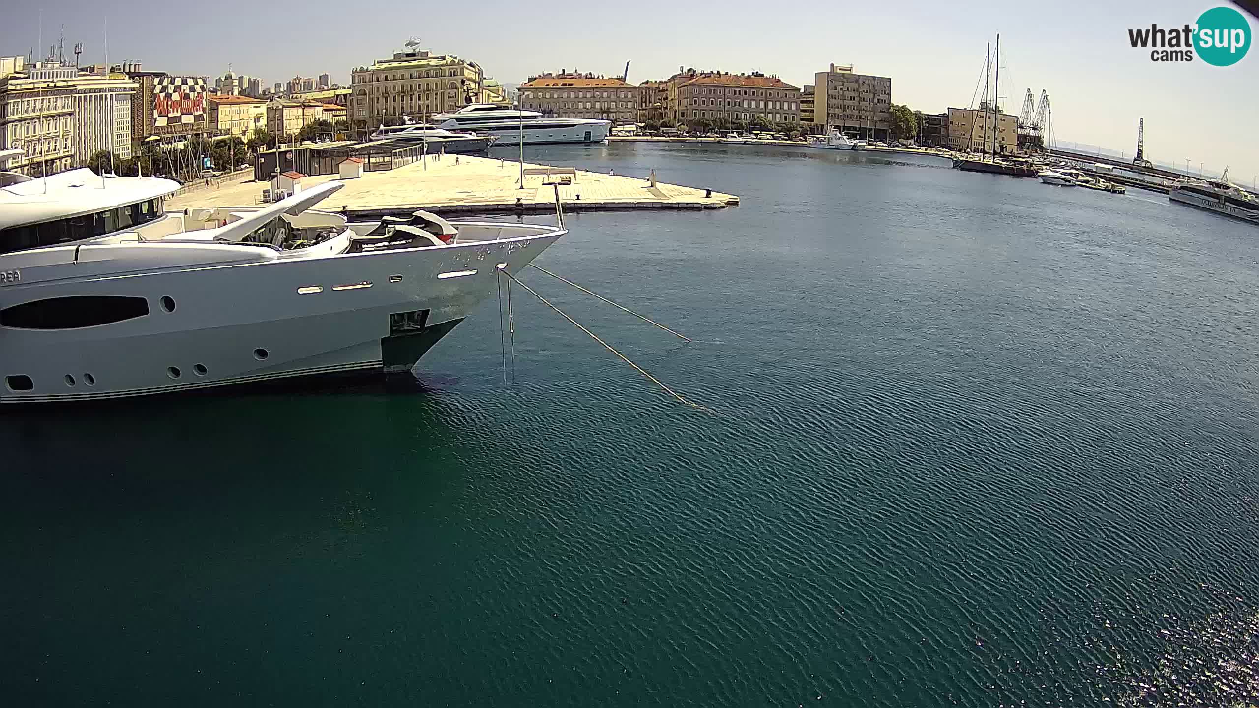 Rijeka – Botel Marina webcam en direct