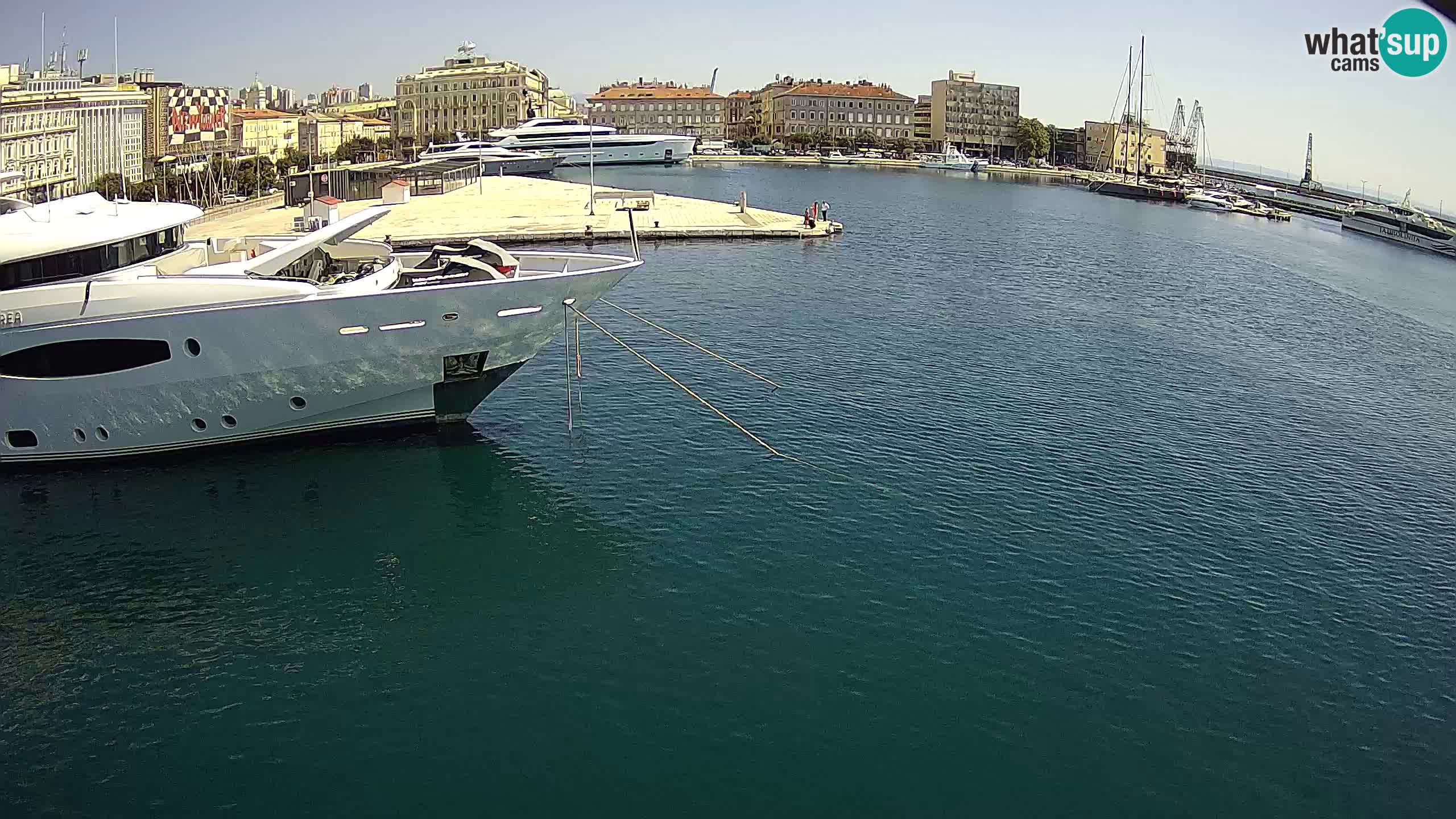 Rijeka – Botel Marina webcam en direct