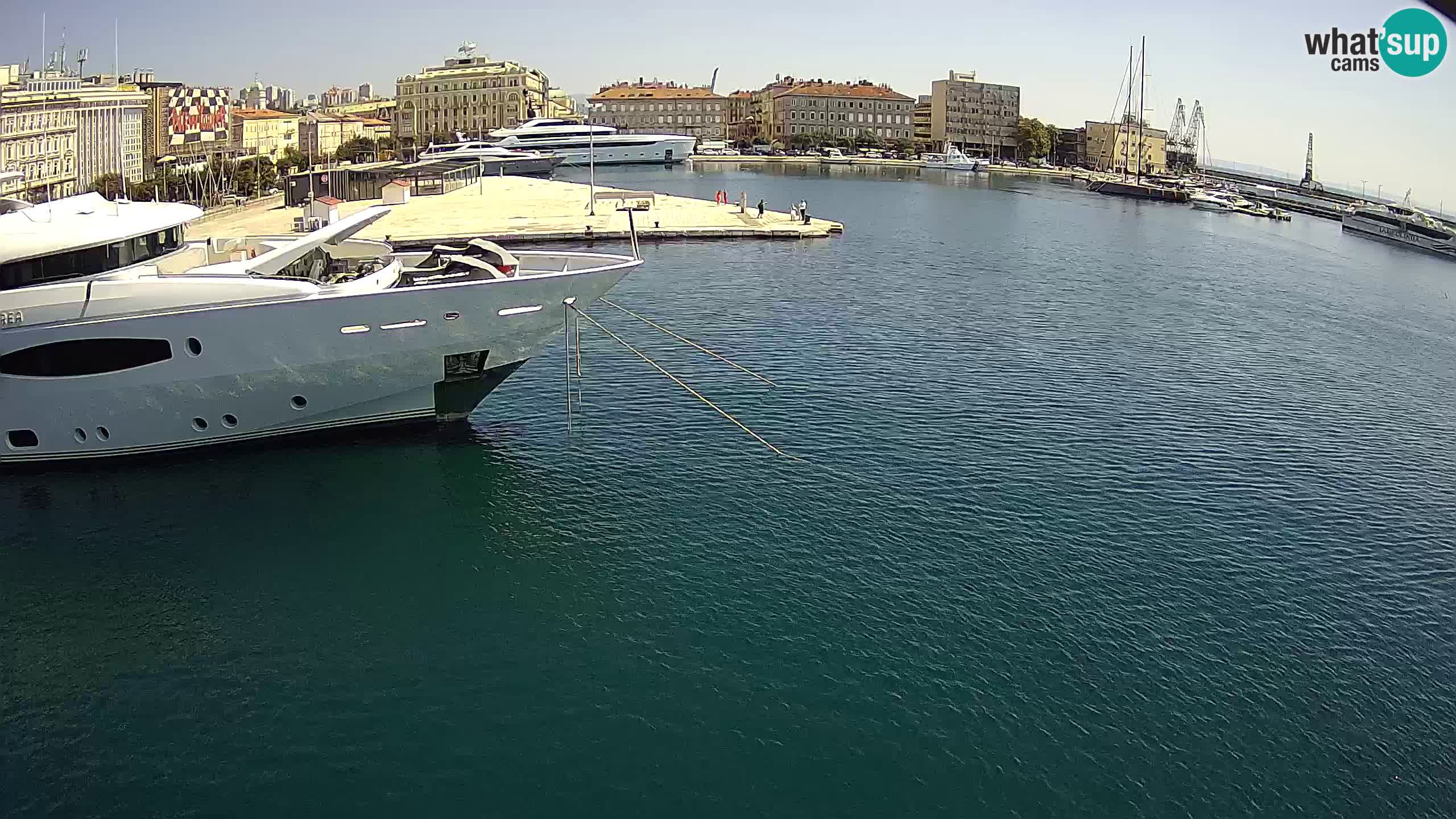 Rijeka – Botel Marina webcam en direct