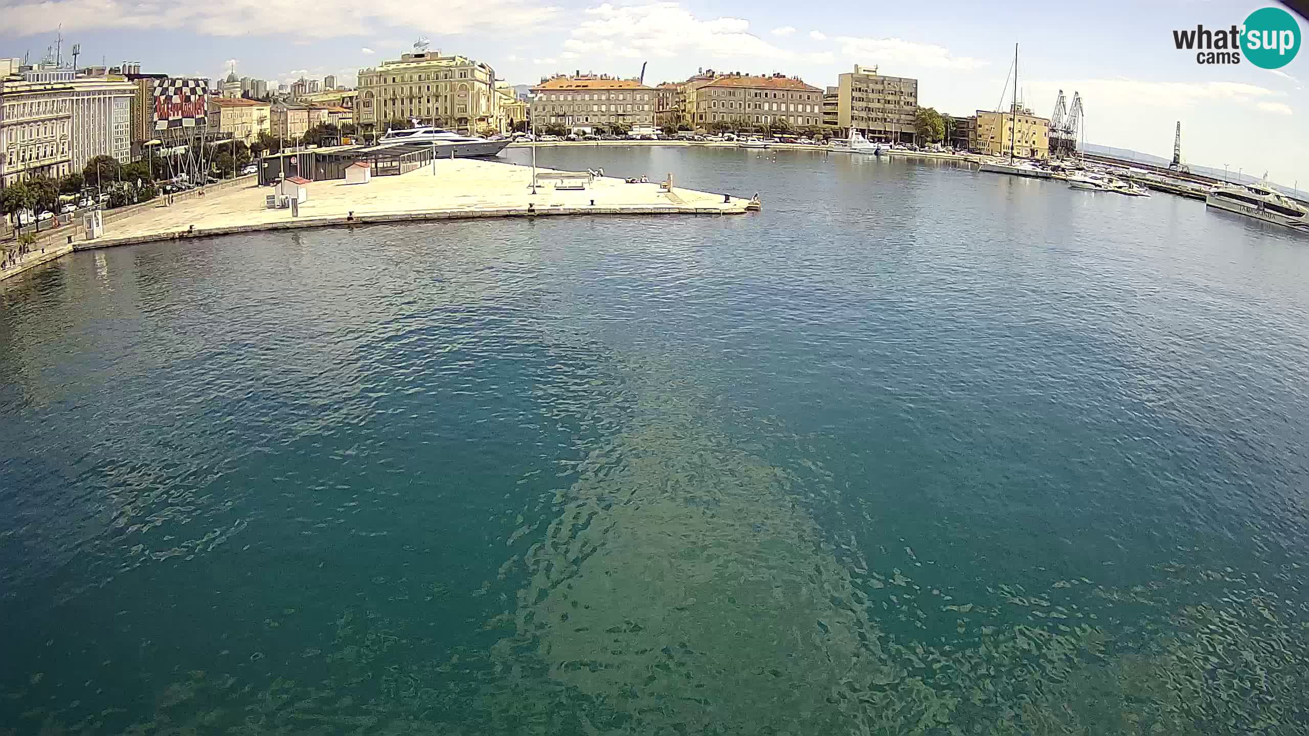 Botel Marina cámara web en vivo Rijeka