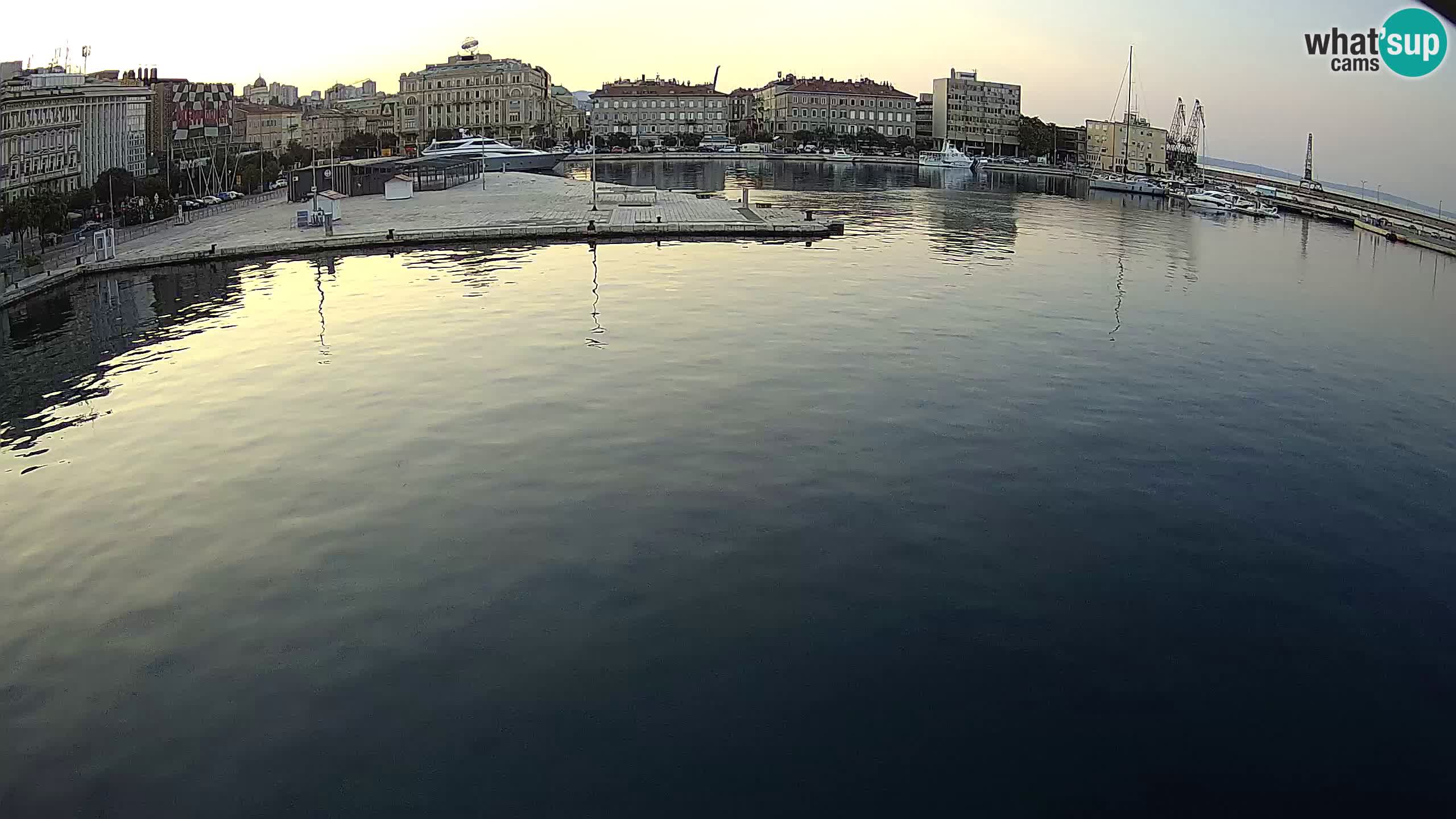 Rijeka – Botel Marina webcam en direct