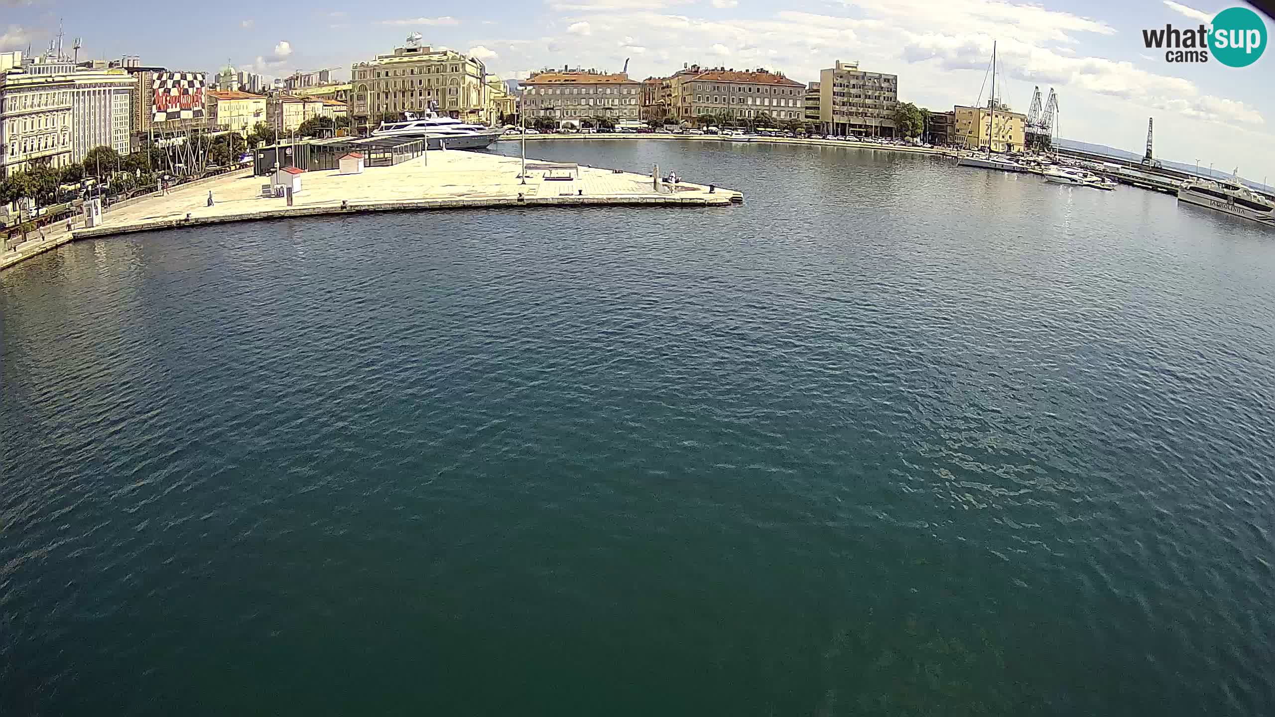 Botel Marina cámara web en vivo Rijeka
