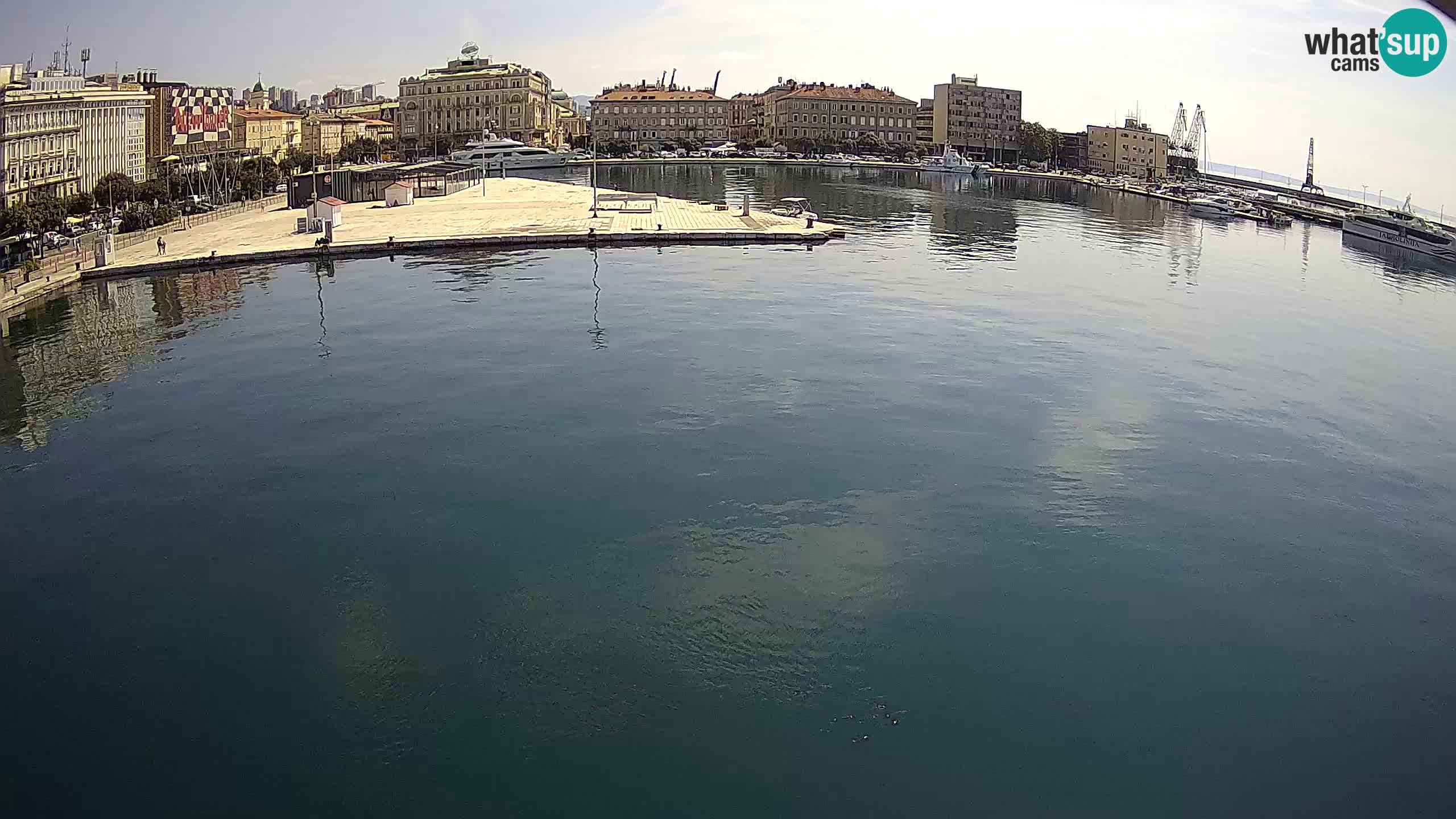 Botel Marina cámara web en vivo Rijeka