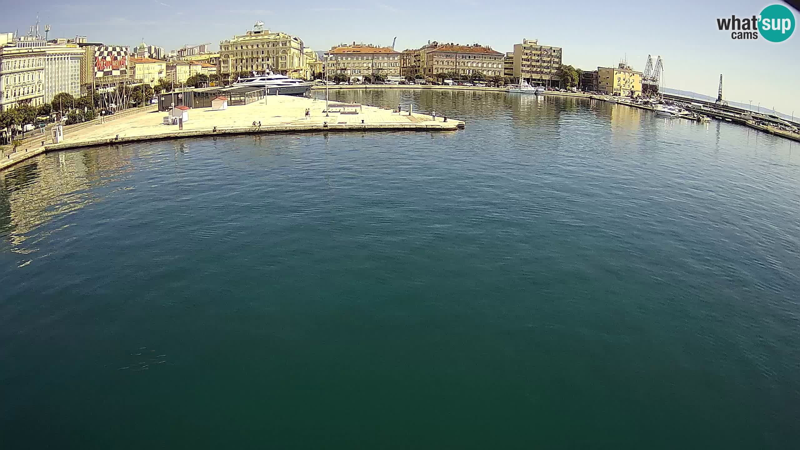 Botel Marina cámara web en vivo Rijeka