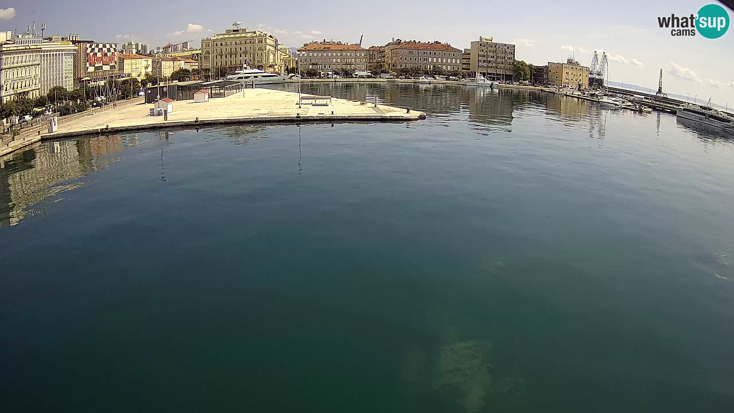 Botel Marina cámara web en vivo Rijeka