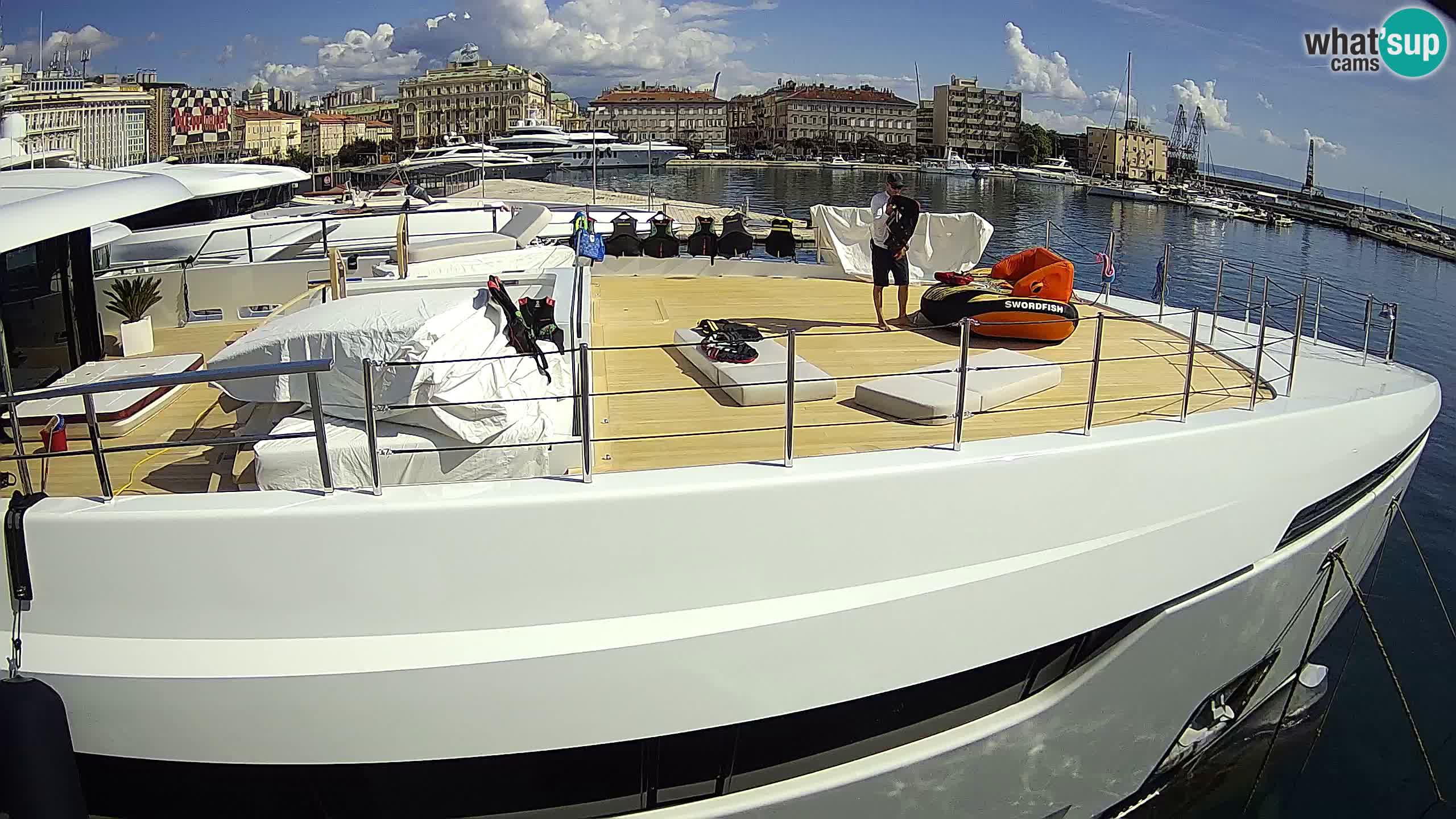 Botel Marina cámara web en vivo Rijeka