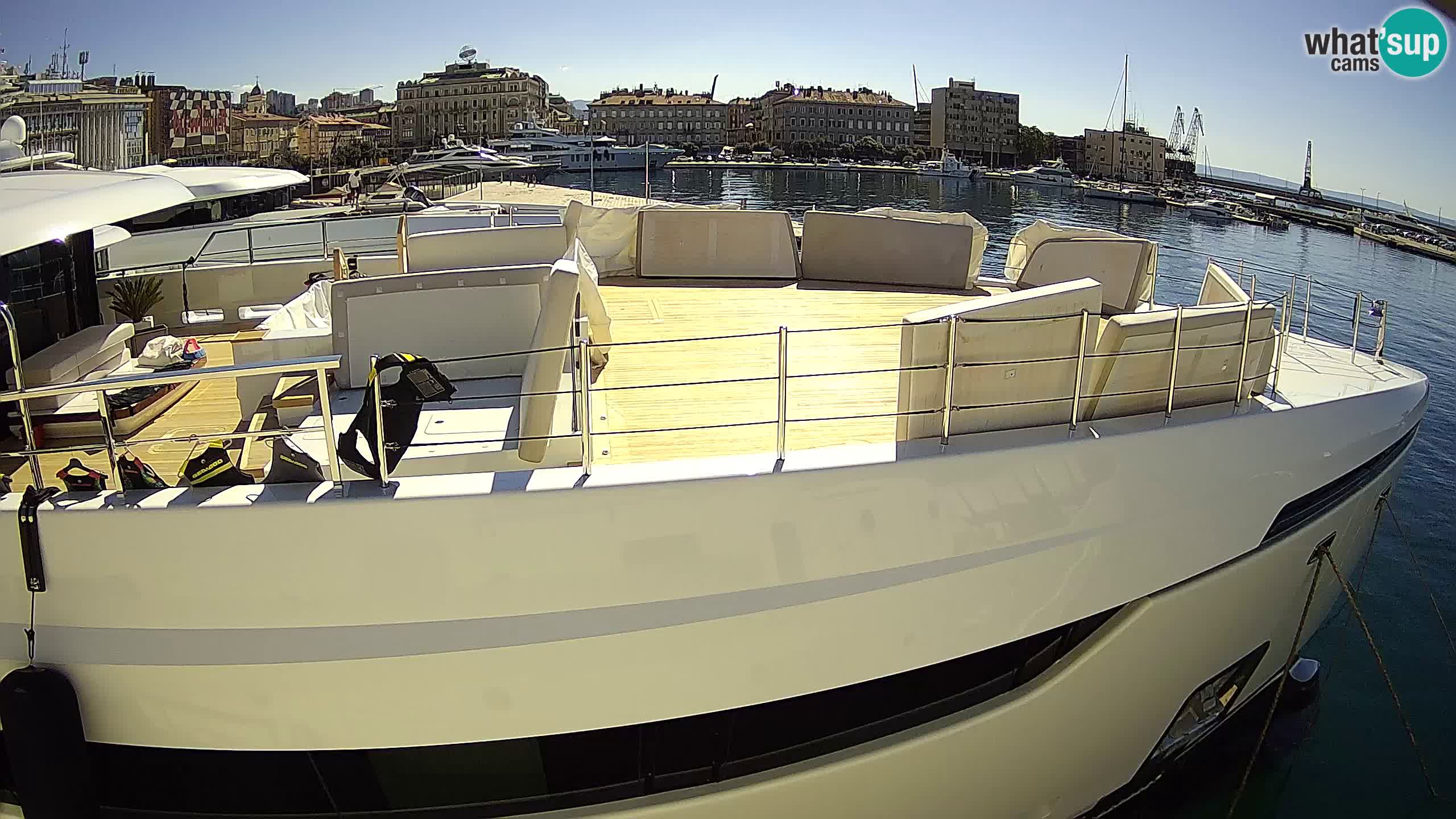 Botel Marina cámara web en vivo Rijeka