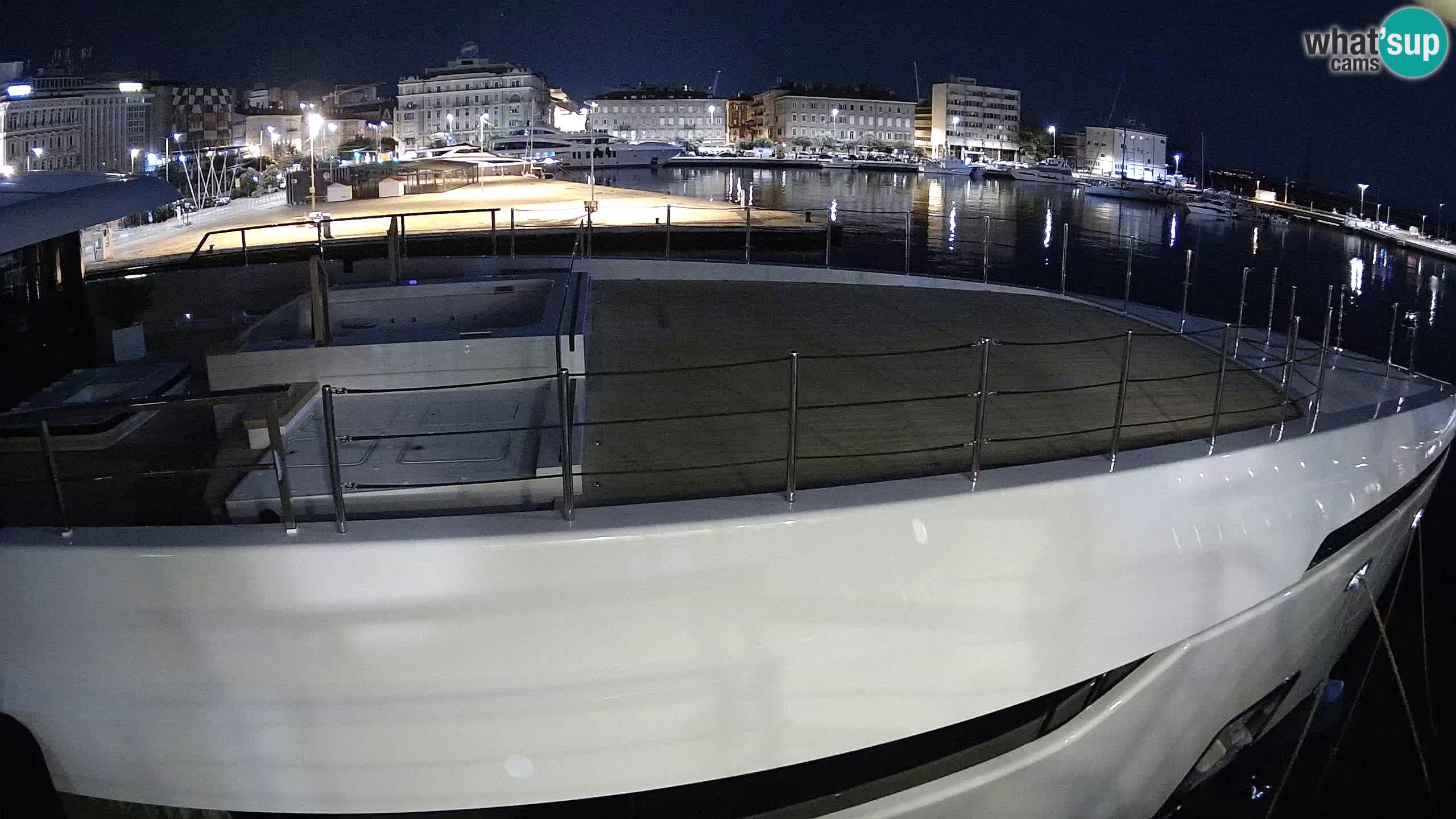 Botel Marina cámara web en vivo Rijeka
