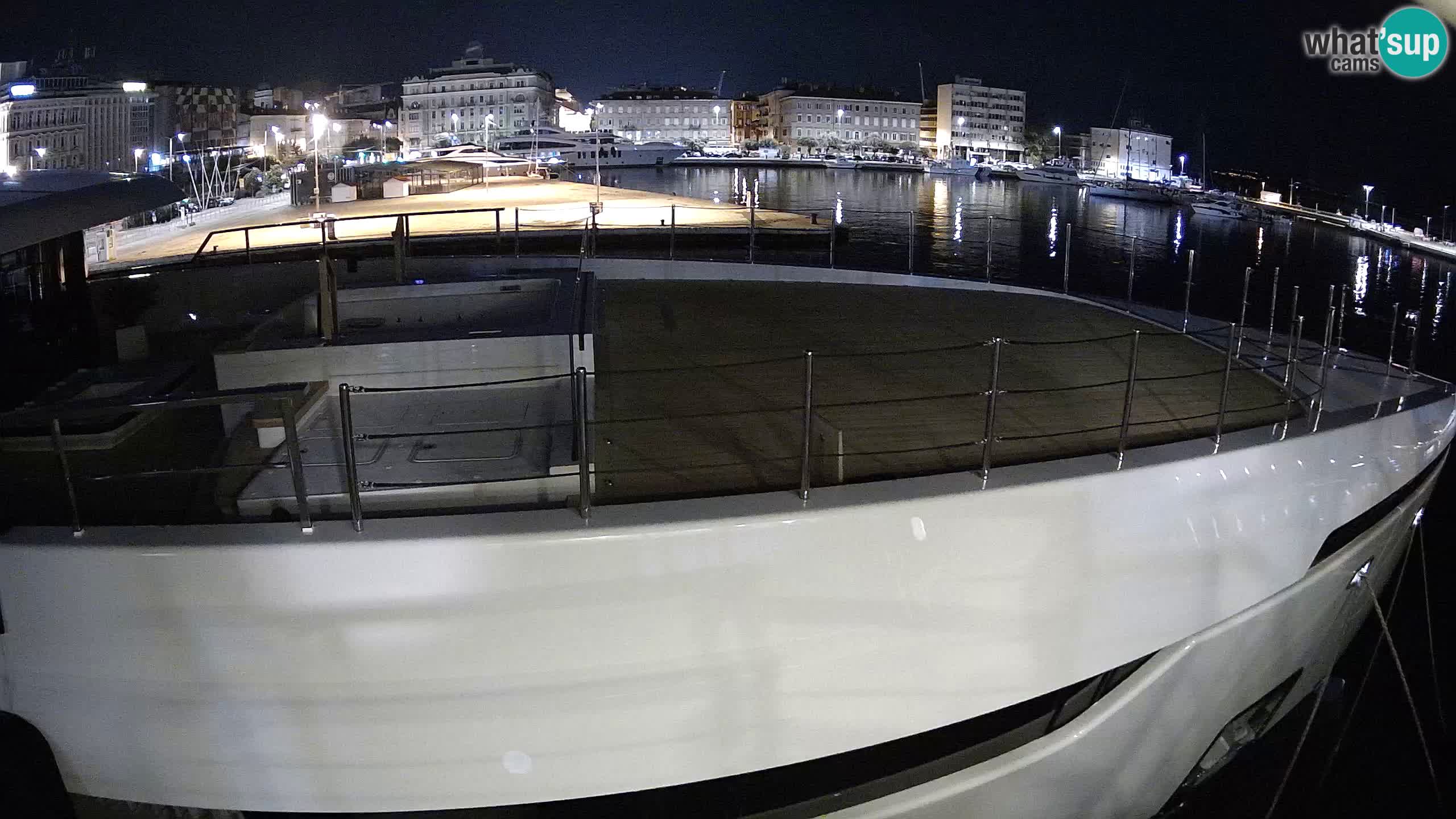 Botel Marina cámara web en vivo Rijeka