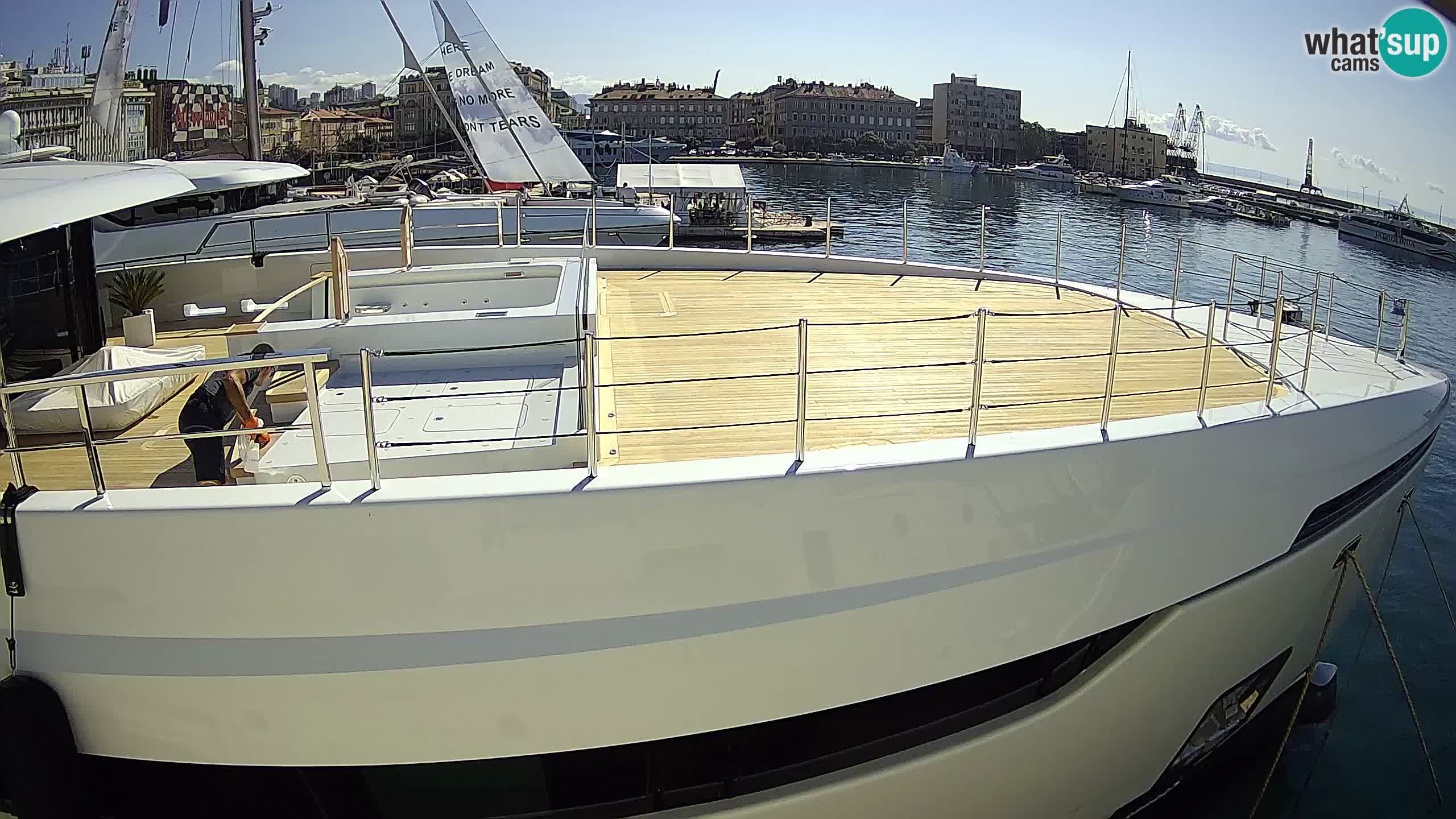 Botel Marina – Fiume live webcam