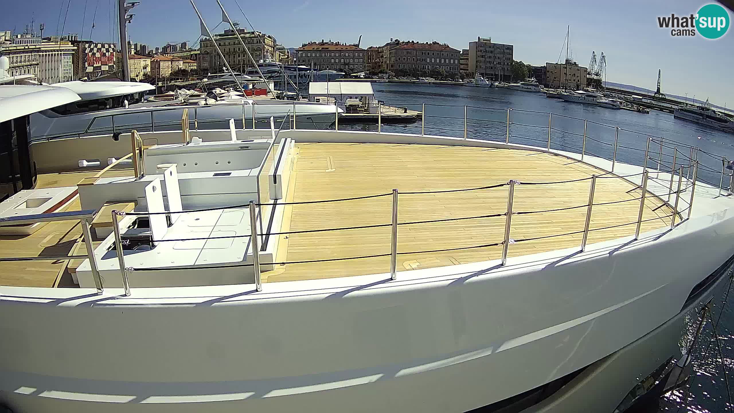Botel Marina cámara web en vivo Rijeka