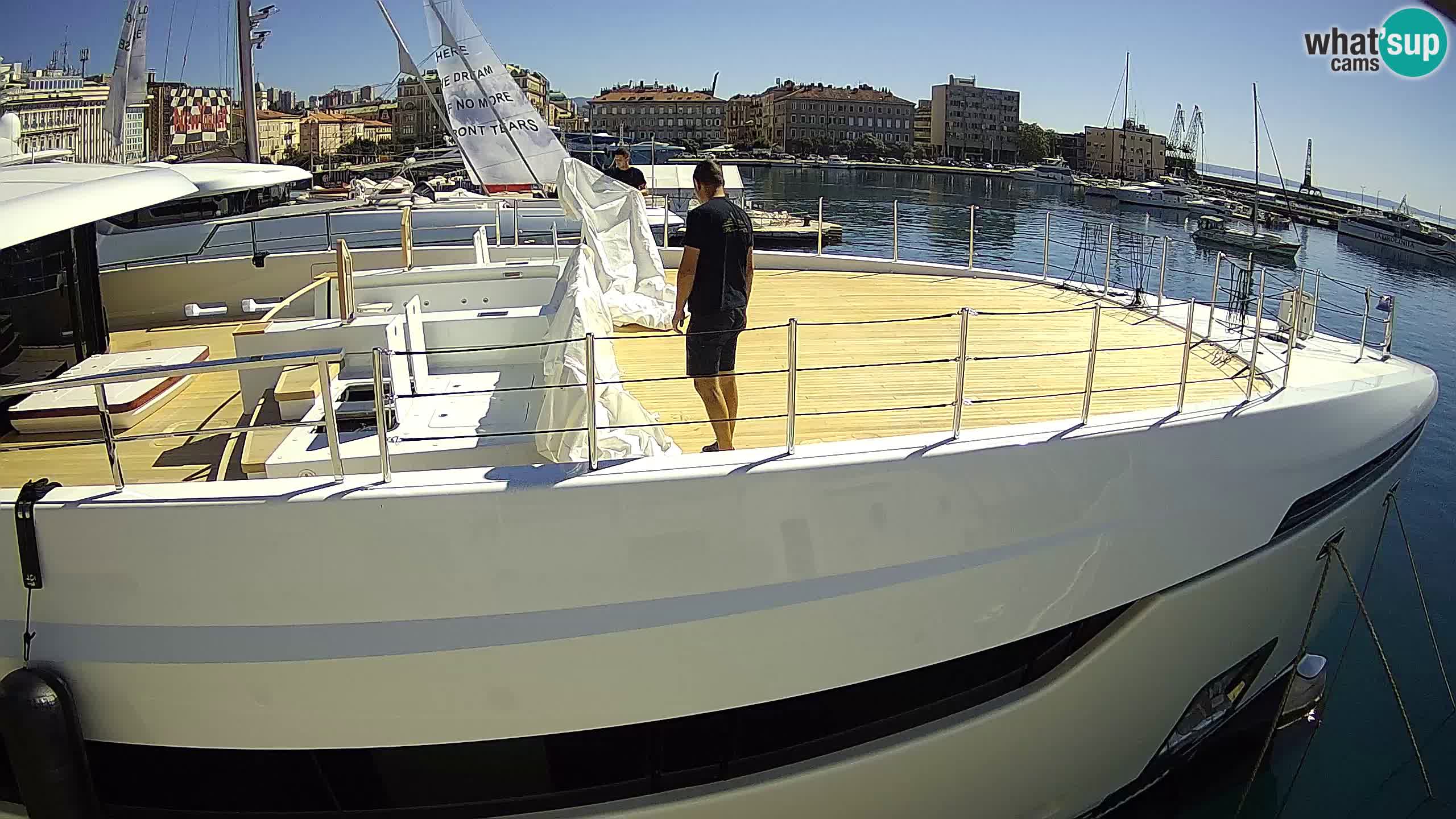 Rijeka – Botel Marina webcam en direct