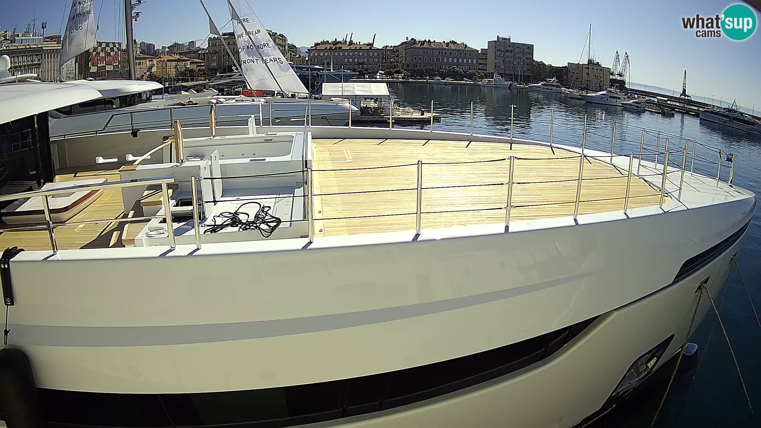 Rijeka – Botel Marina webcam en direct