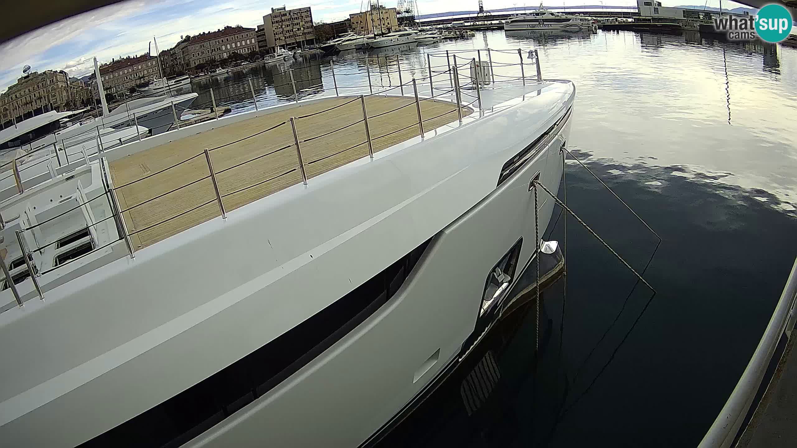 Botel Marina cámara web en vivo Rijeka