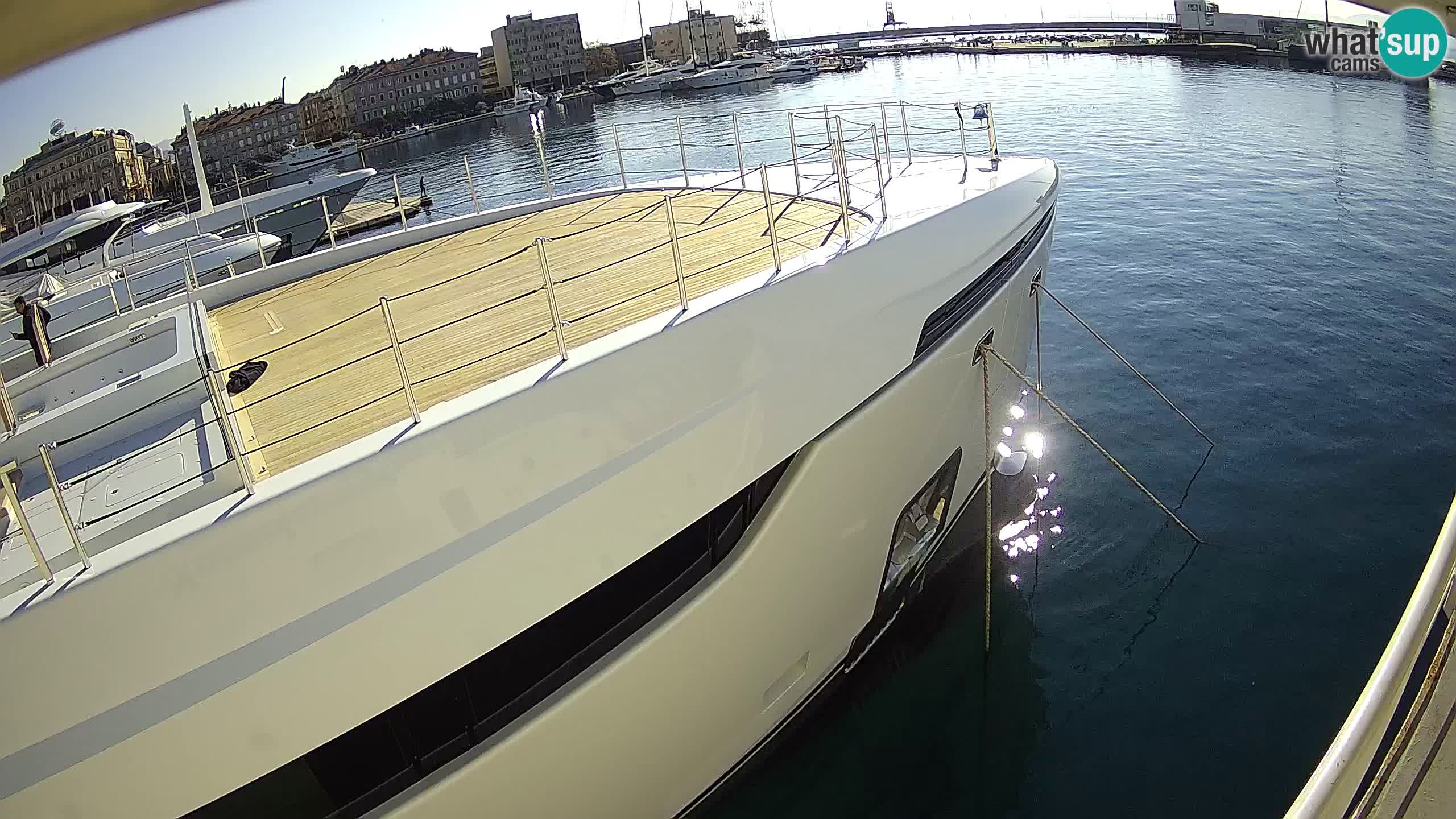 Botel Marina cámara web en vivo Rijeka