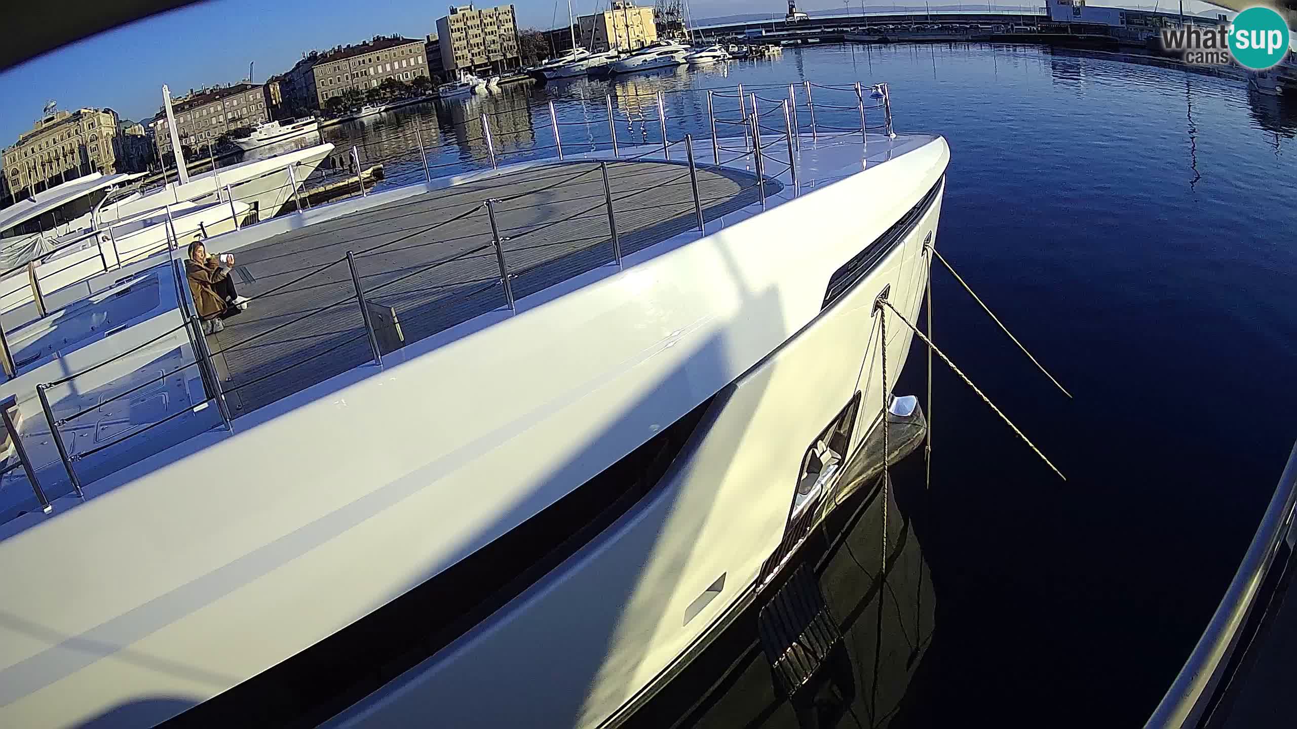 Rijeka – Botel Marina webcam en direct
