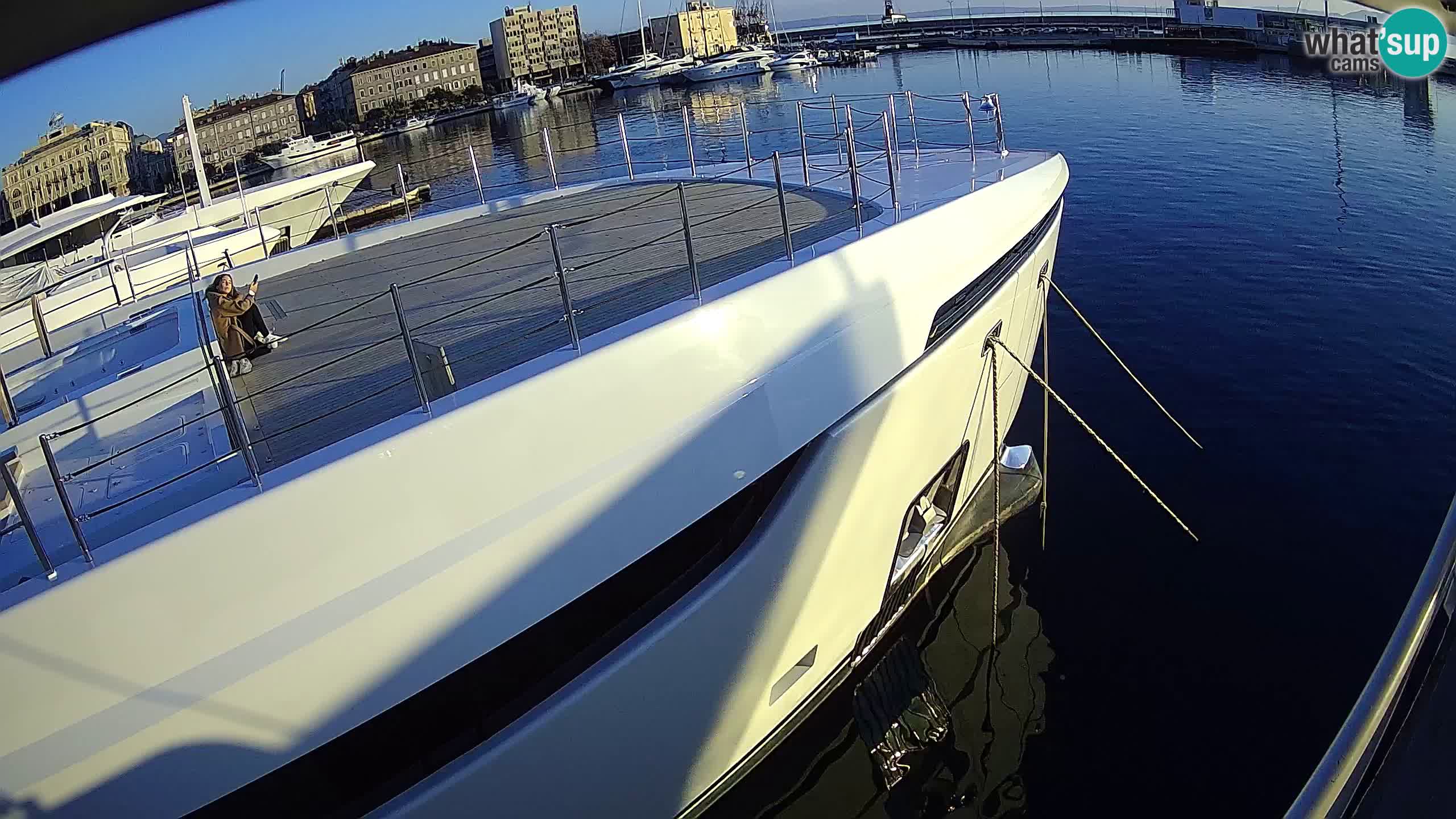Rijeka – Botel Marina webcam en direct