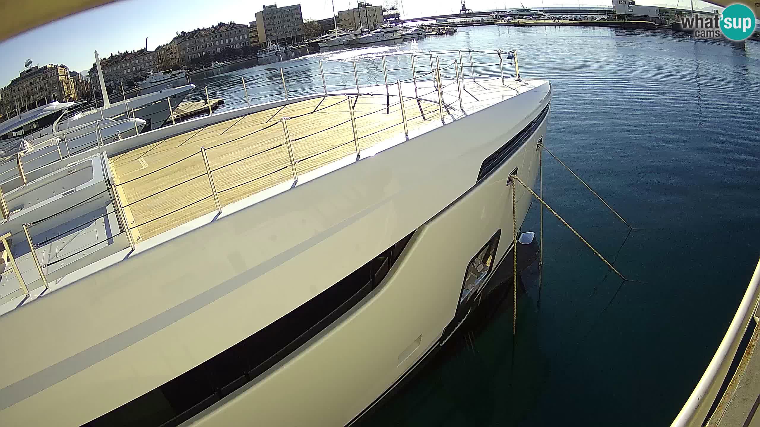 Botel Marina cámara web en vivo Rijeka