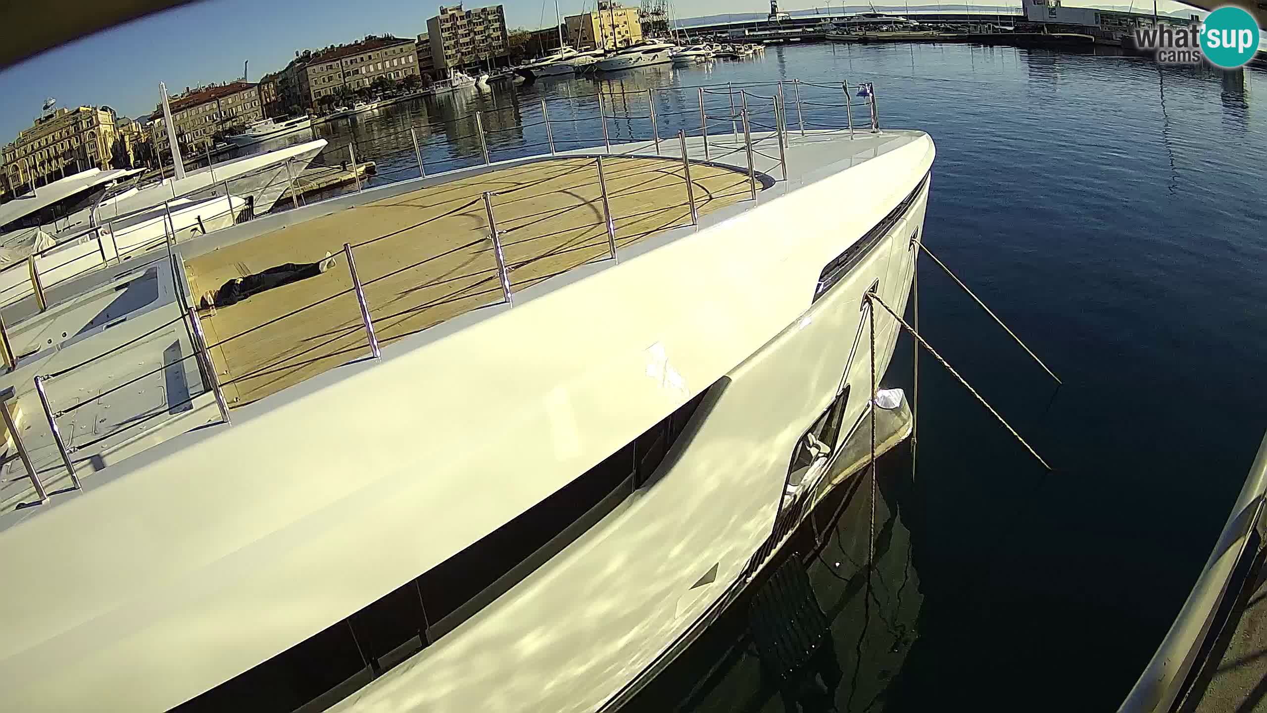 Botel Marina cámara web en vivo Rijeka