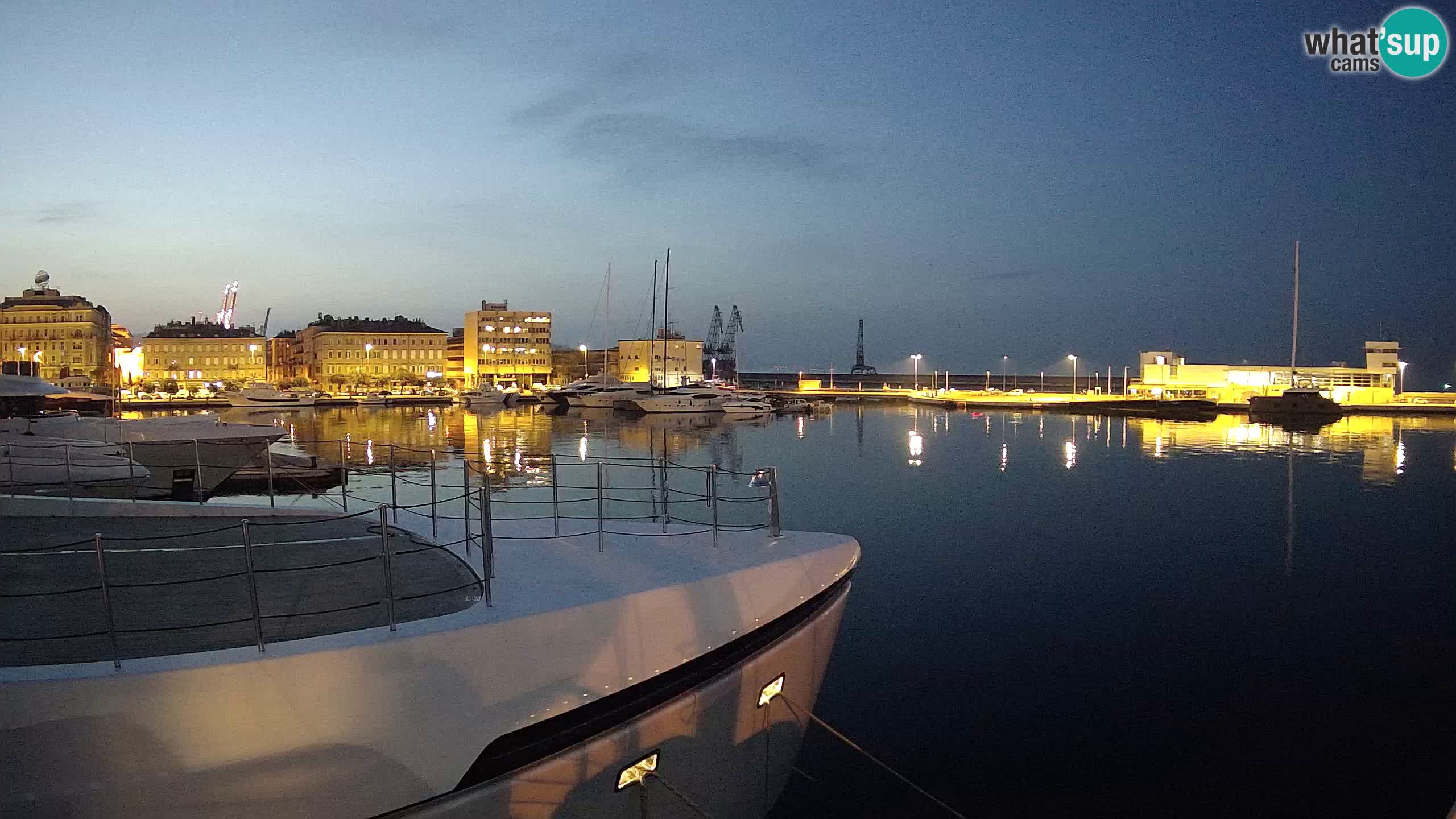 Rijeka – Botel Marina web kamera