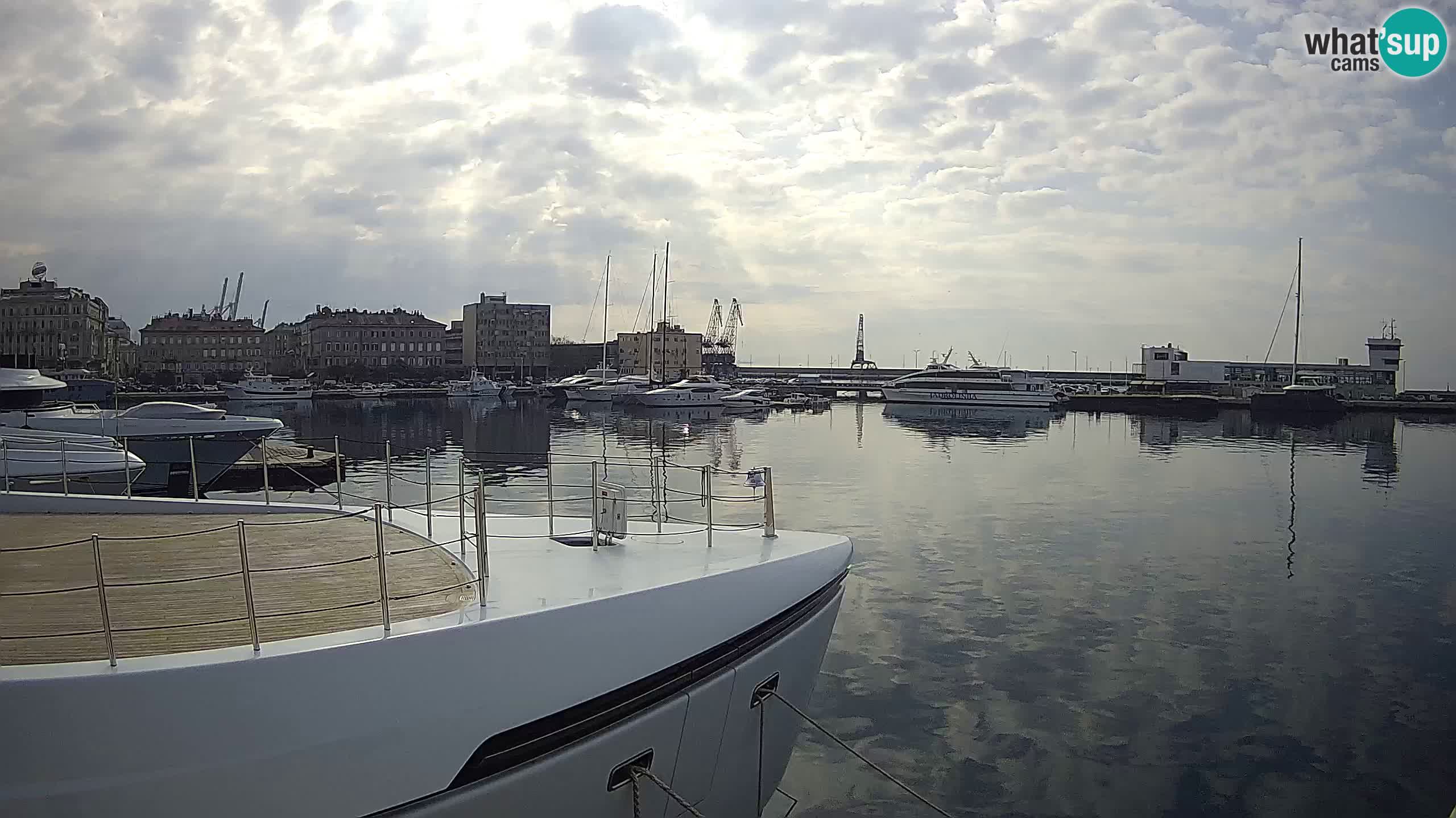 Rijeka – Botel Marina webcam en direct