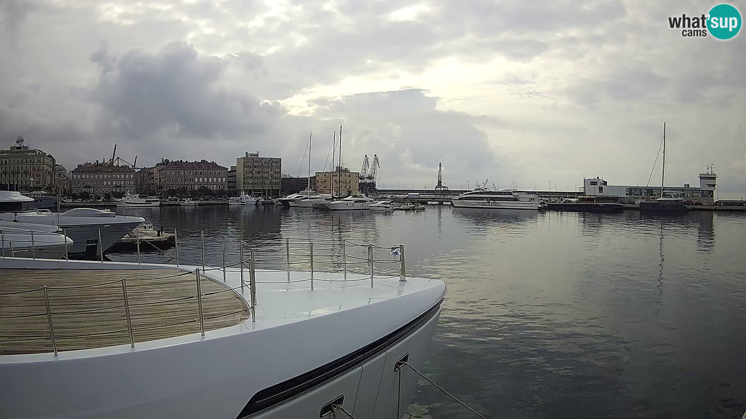 Rijeka – Botel Marina webcam en direct
