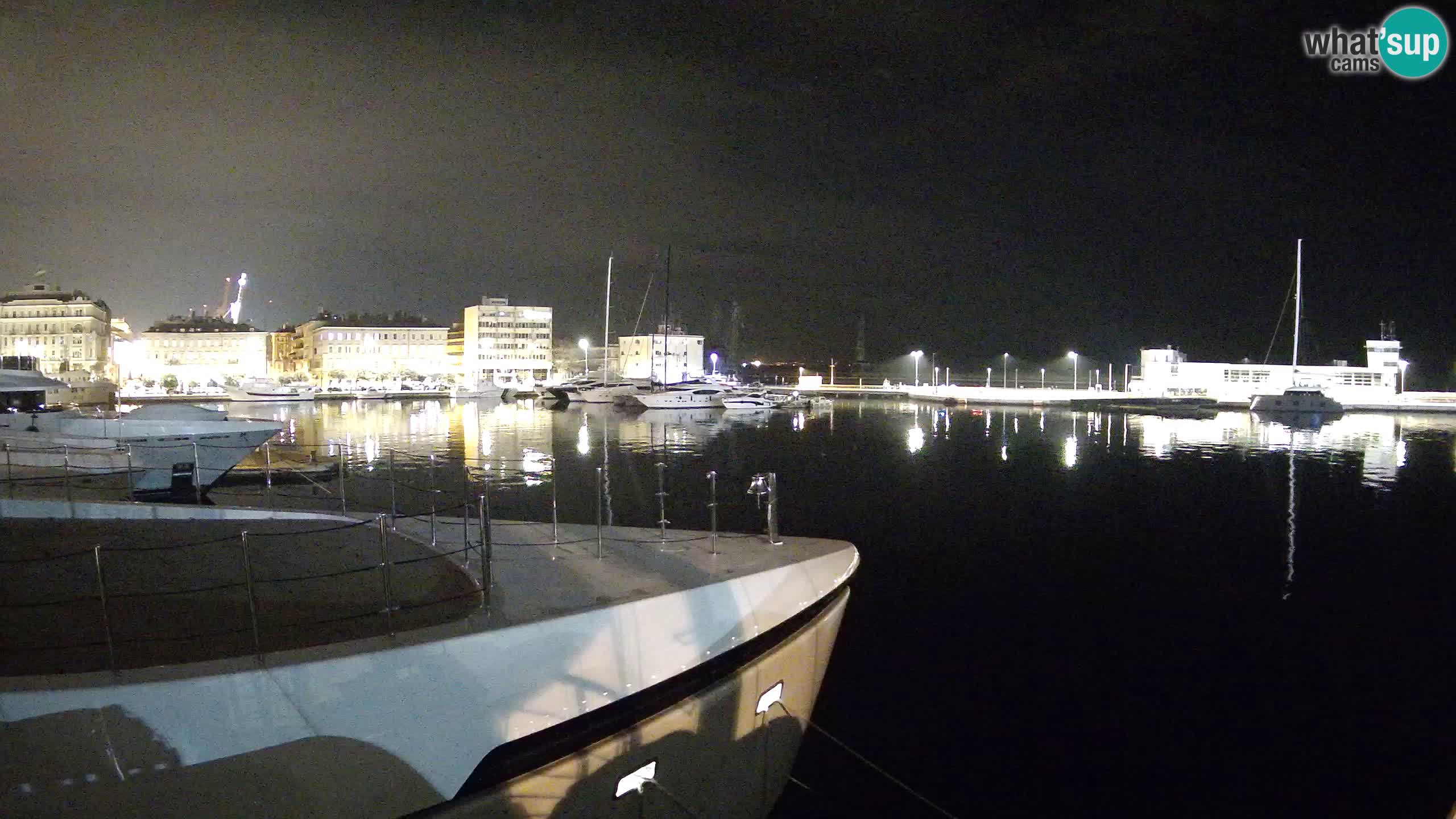 Botel Marina cámara web en vivo Rijeka