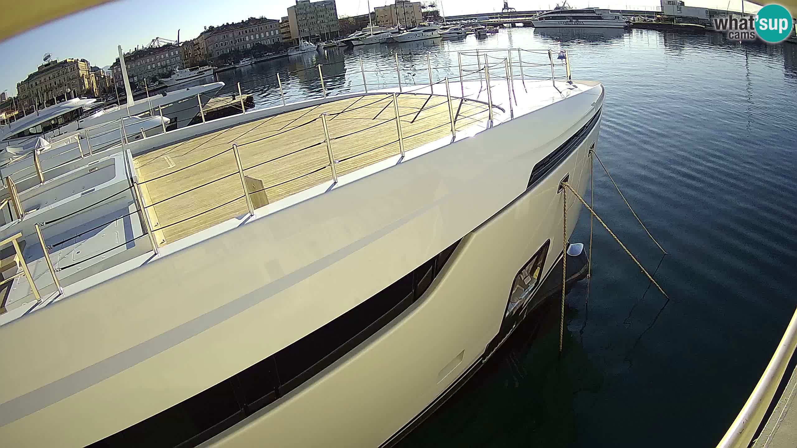 Rijeka – Botel Marina web kamera