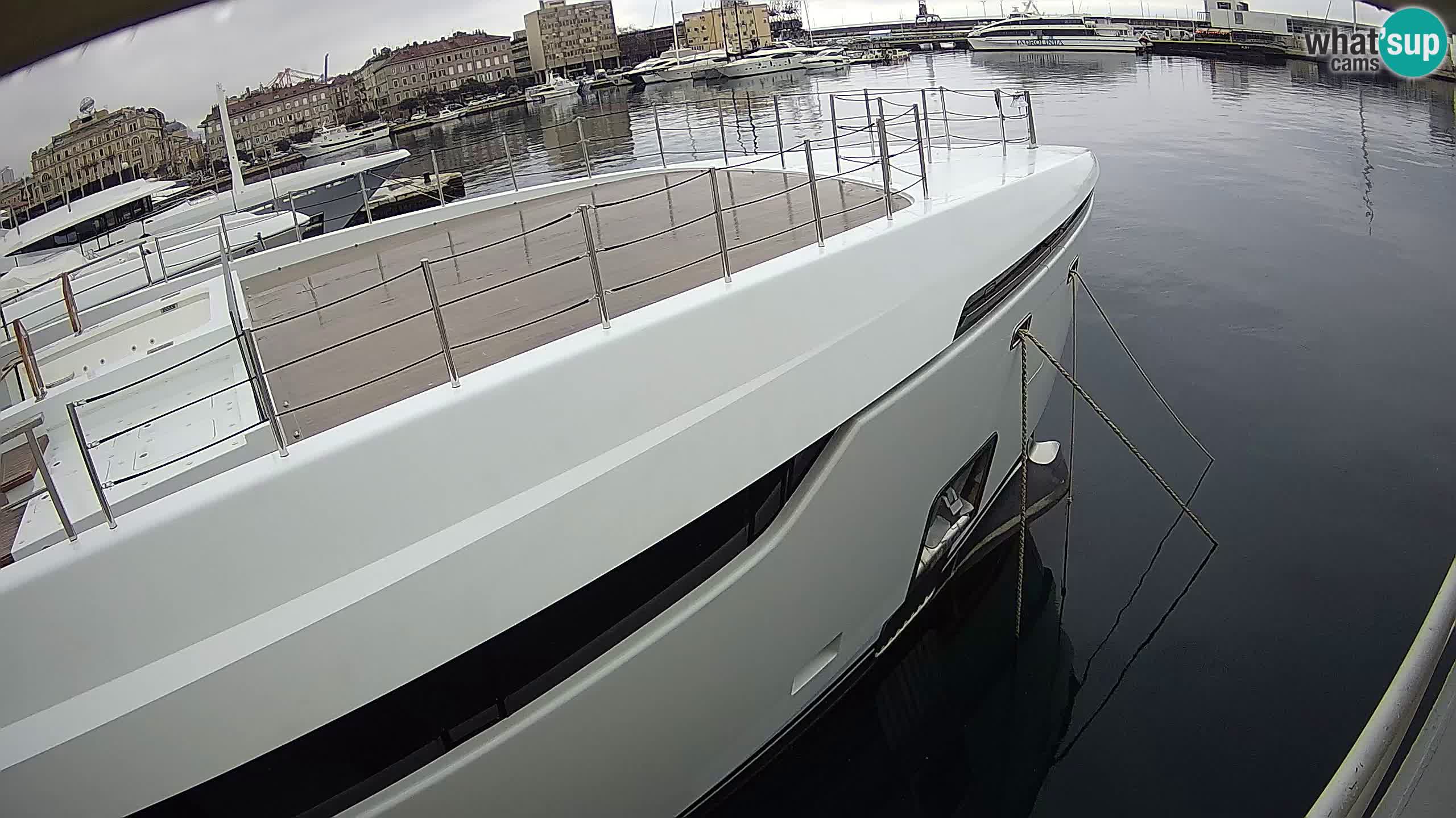 Botel Marina cámara web en vivo Rijeka