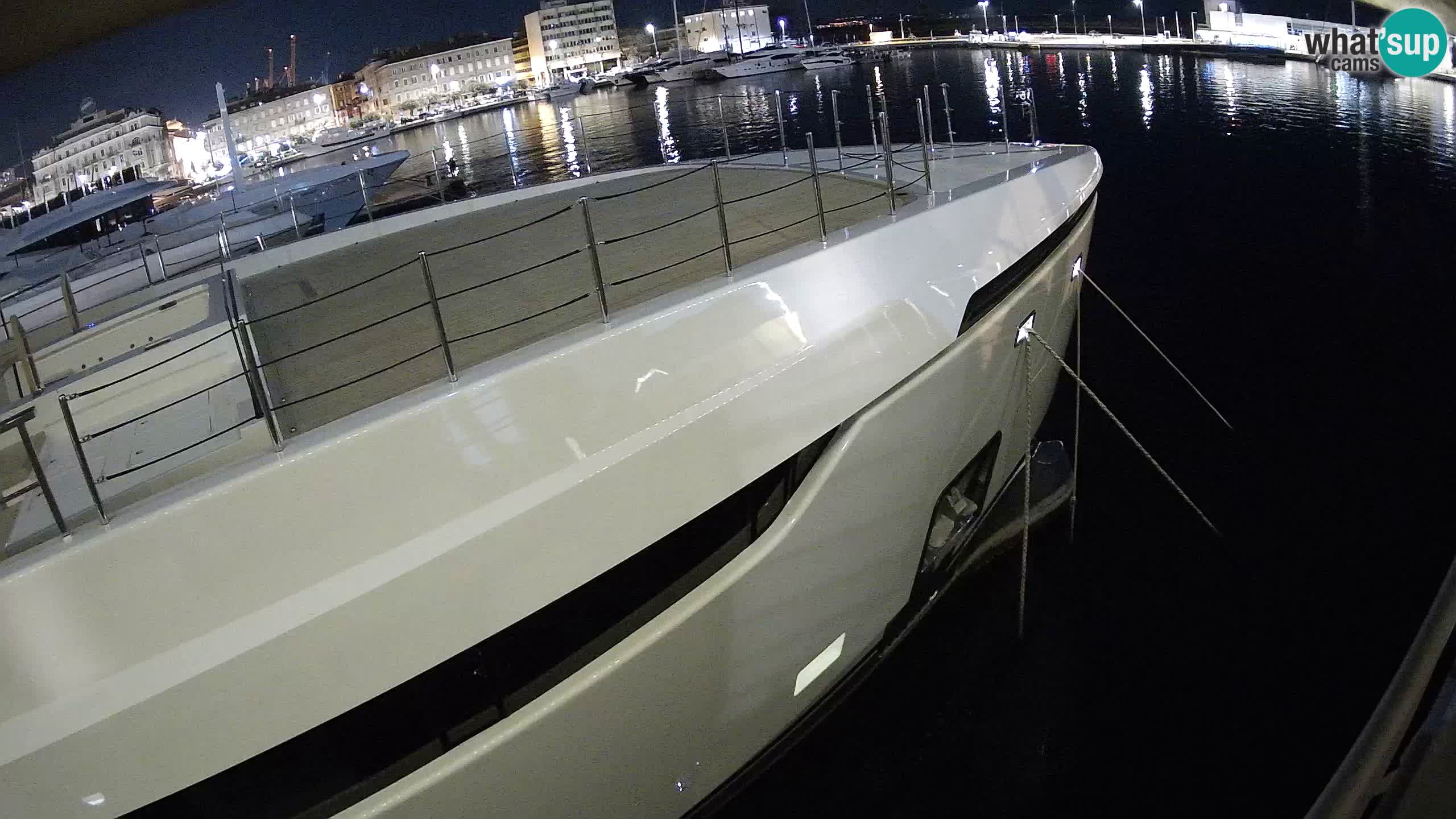 Botel Marina cámara web en vivo Rijeka