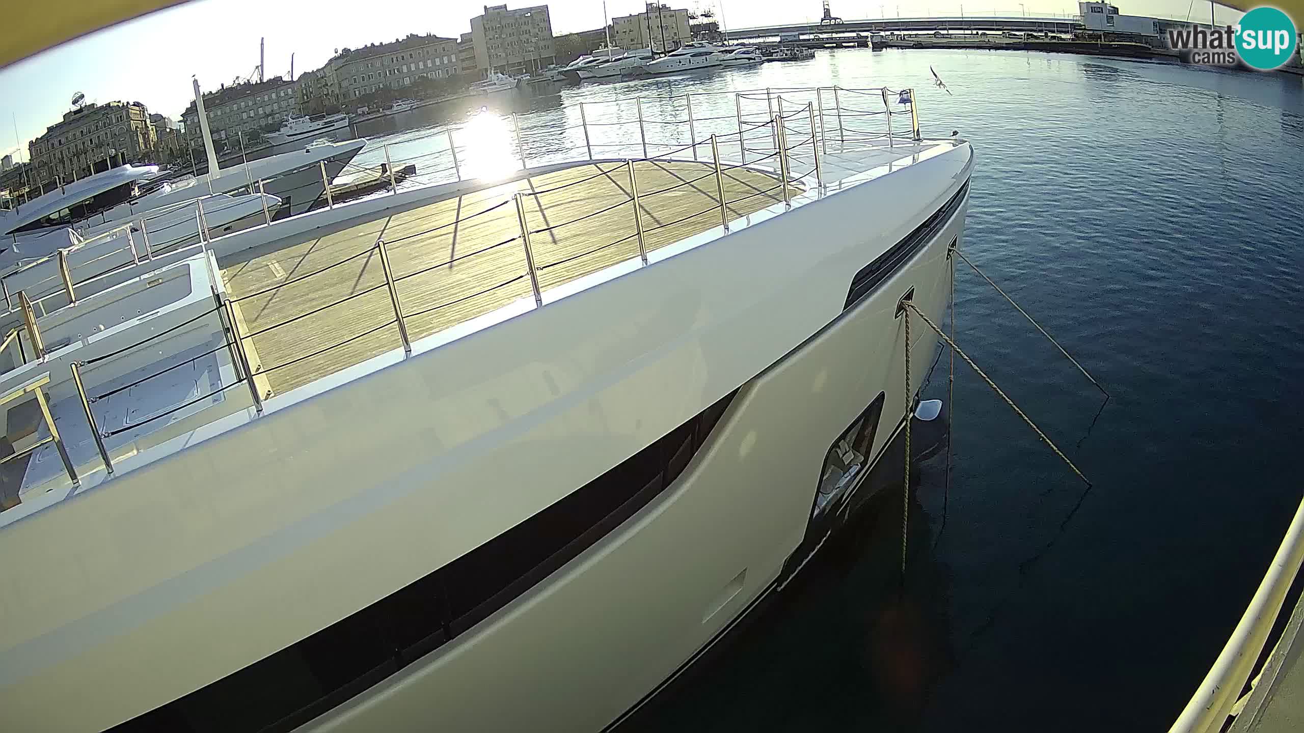 Botel Marina cámara web en vivo Rijeka