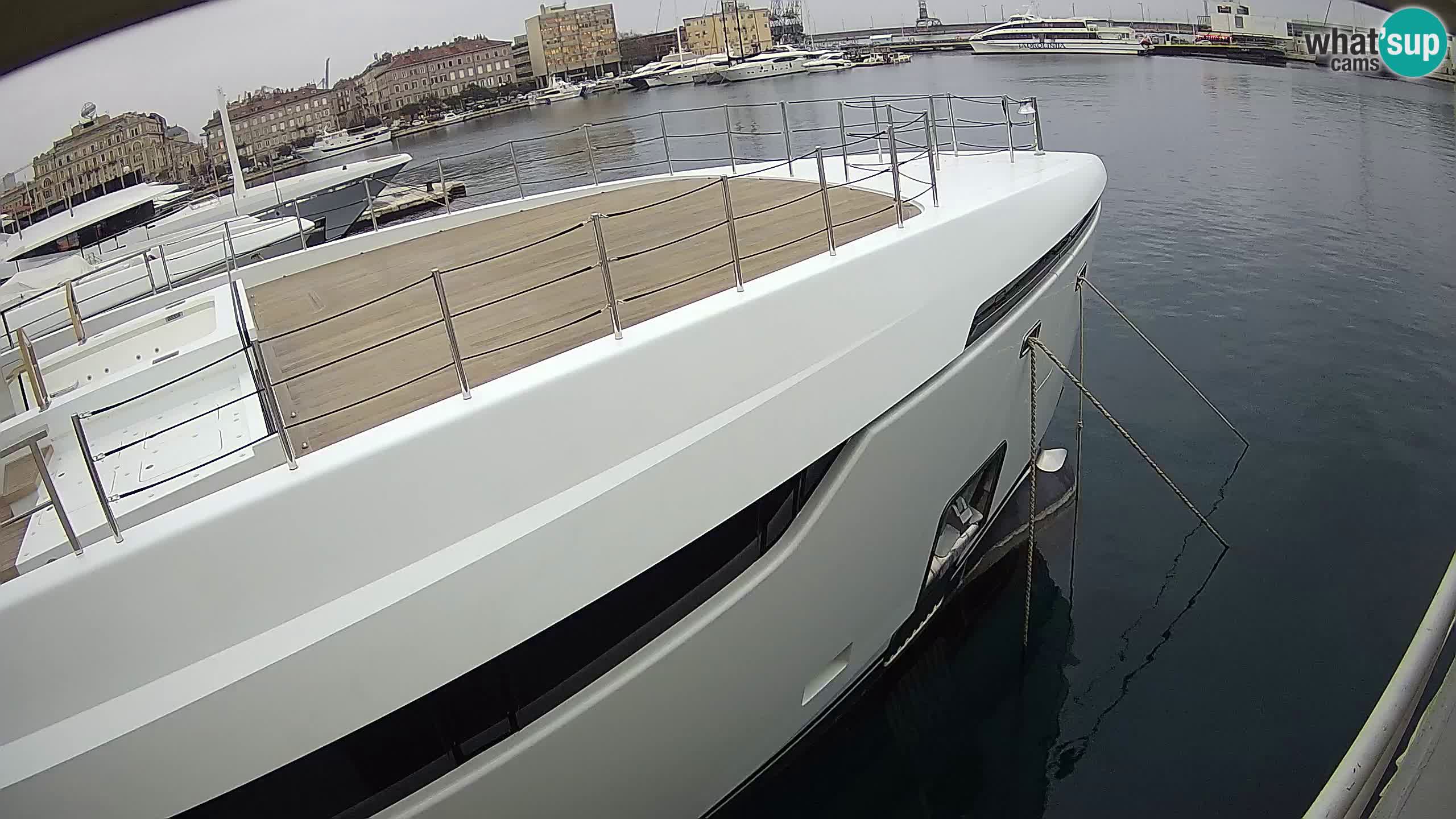Botel Marina cámara web en vivo Rijeka