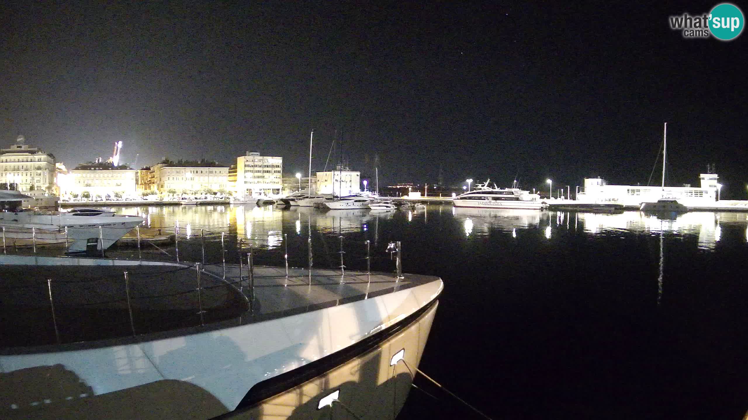 Botel Marina cámara web en vivo Rijeka