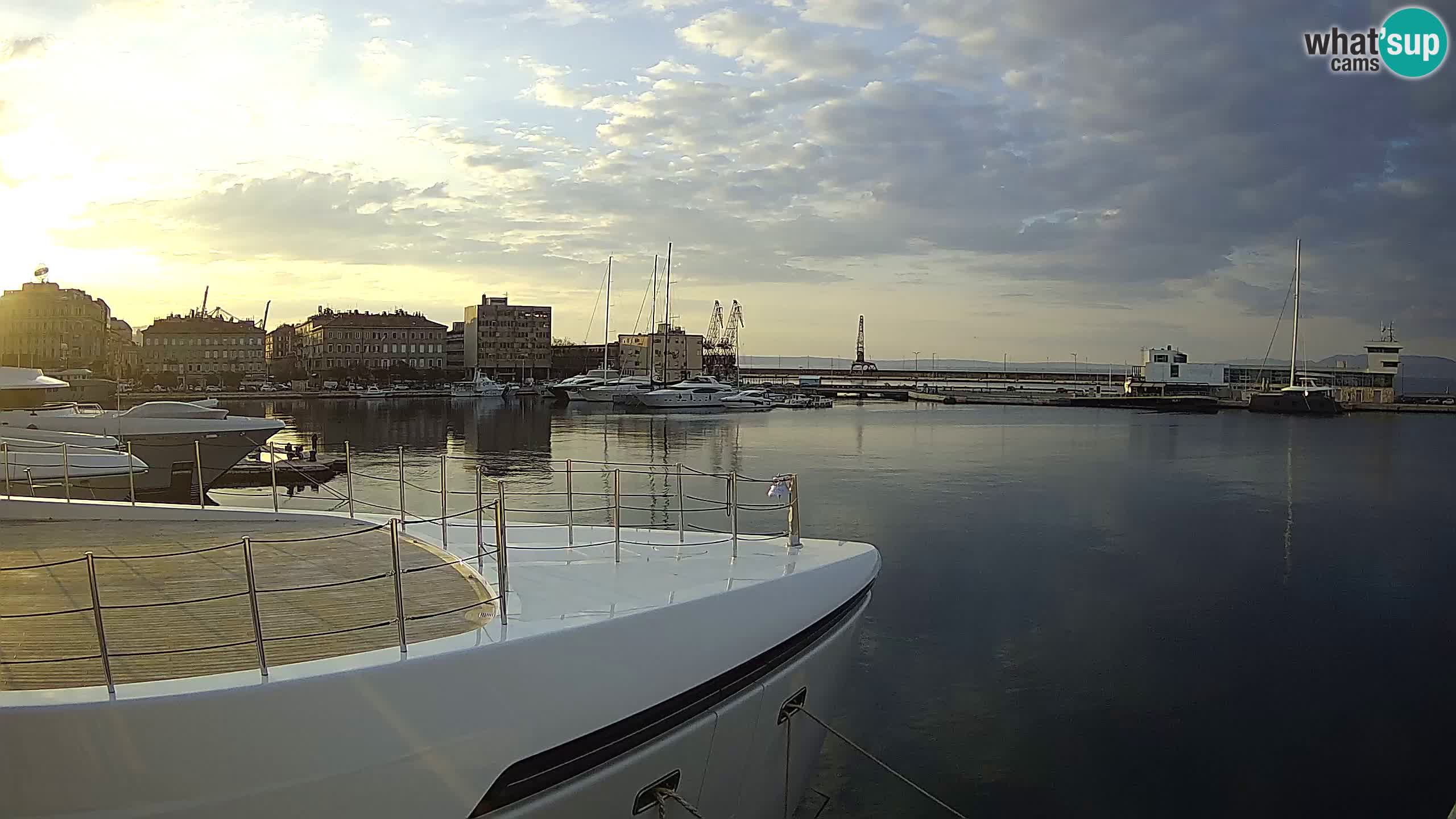 Rijeka – Botel Marina webcam en direct