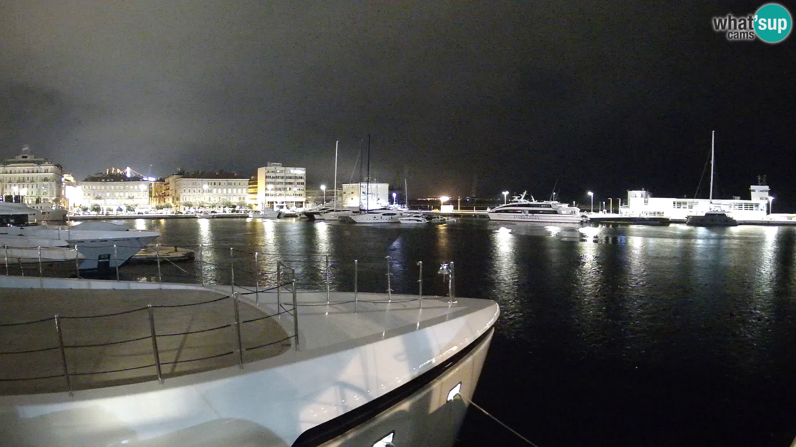 Botel Marina cámara web en vivo Rijeka