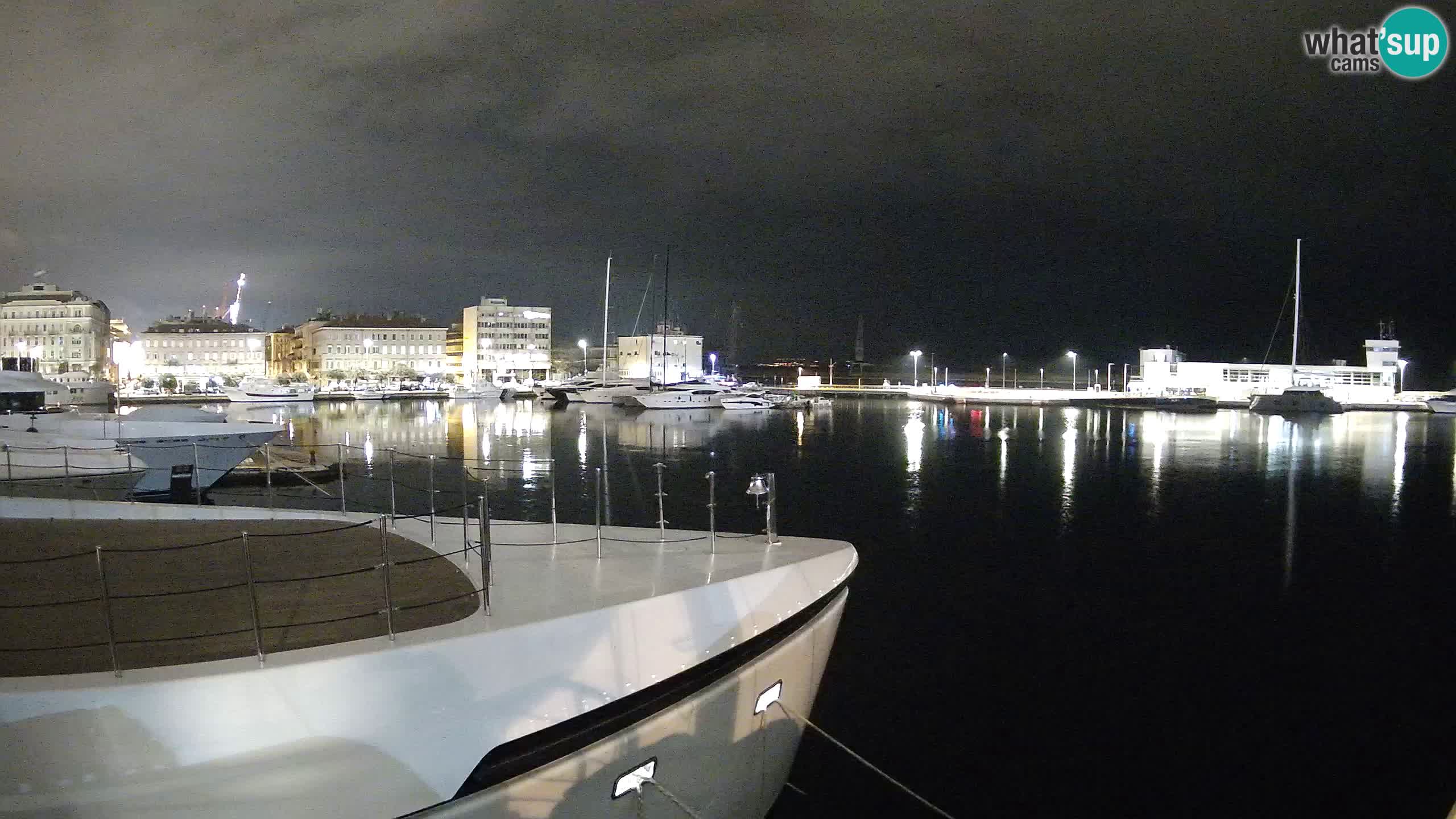 Botel Marina cámara web en vivo Rijeka