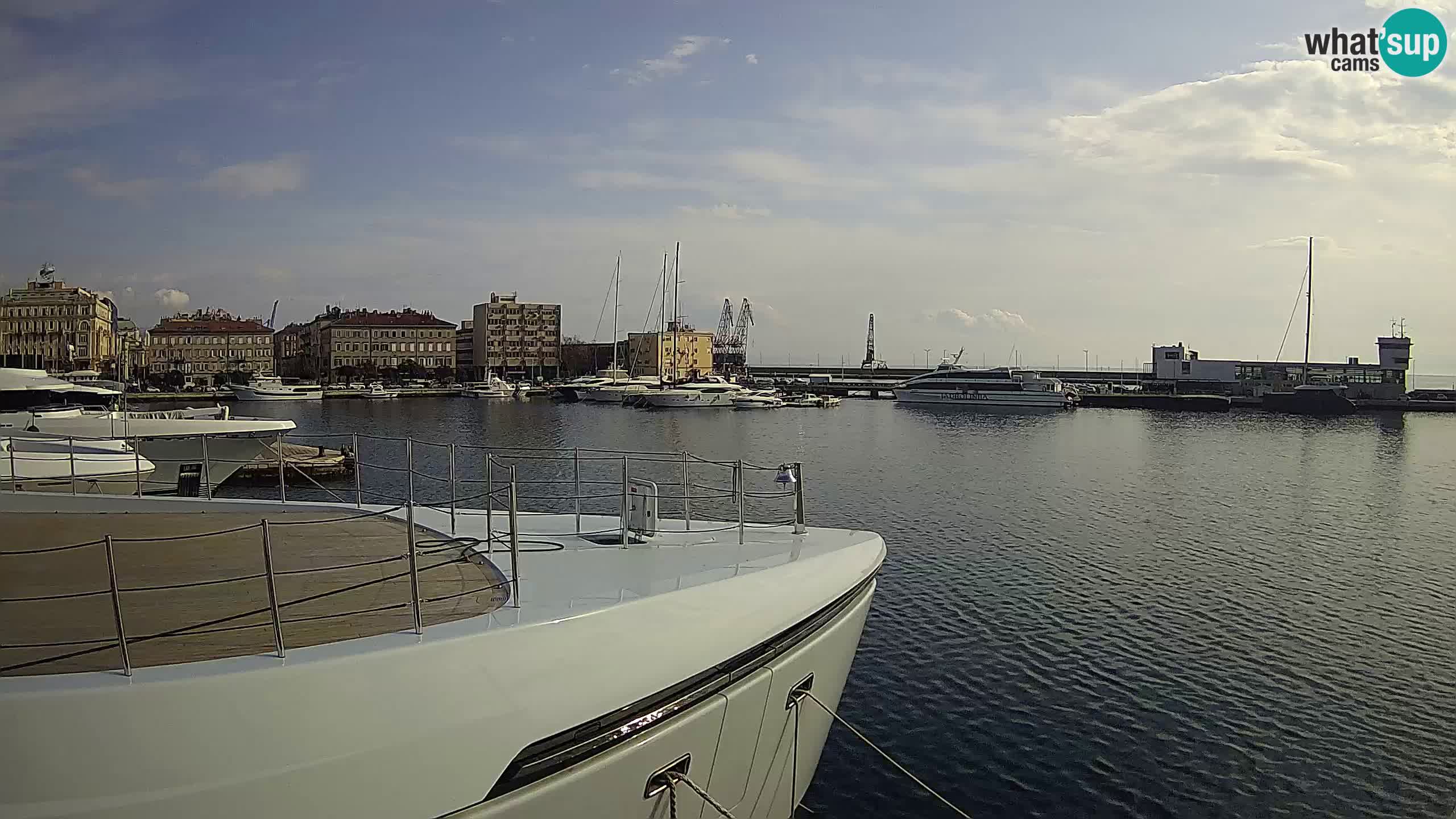 Rijeka – Botel Marina webcam en direct