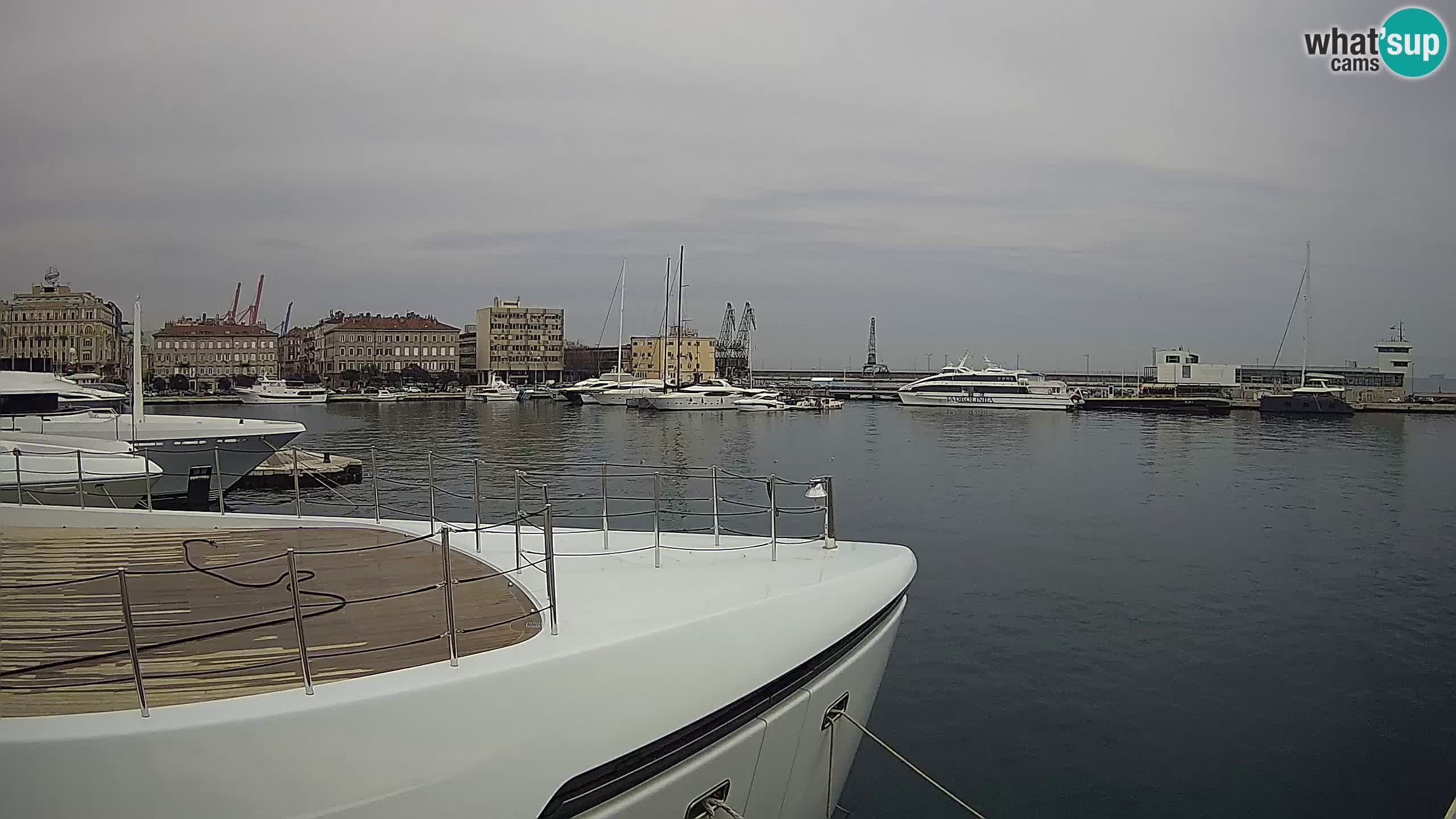 Botel Marina cámara web en vivo Rijeka