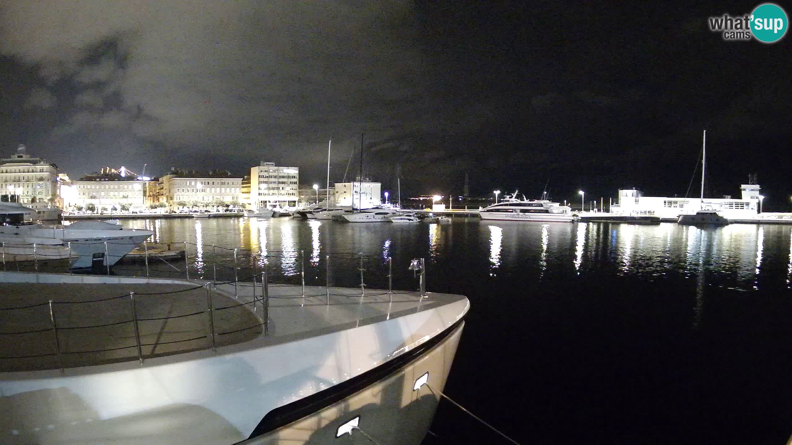 Botel Marina cámara web en vivo Rijeka