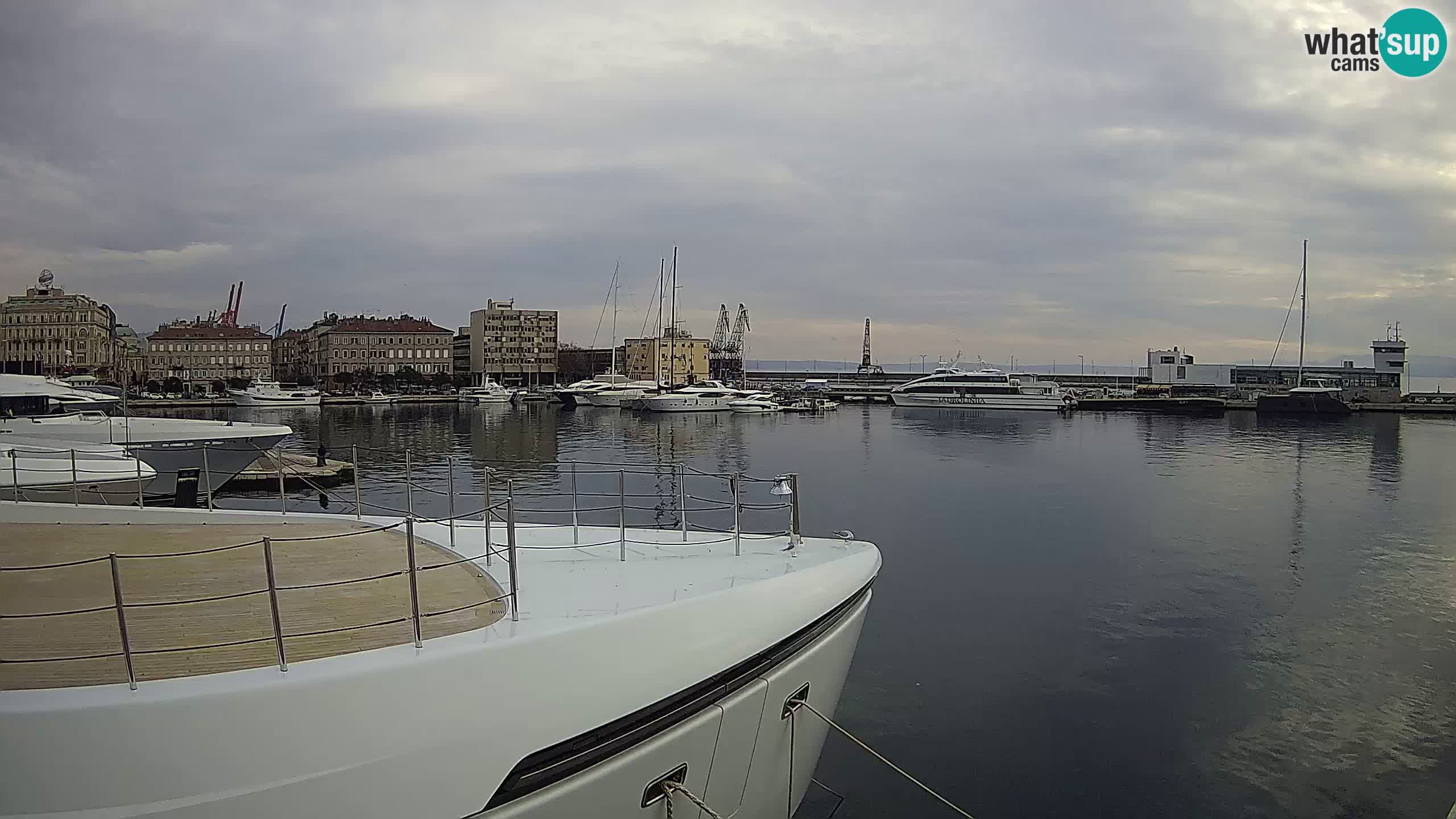 Botel Marina cámara web en vivo Rijeka