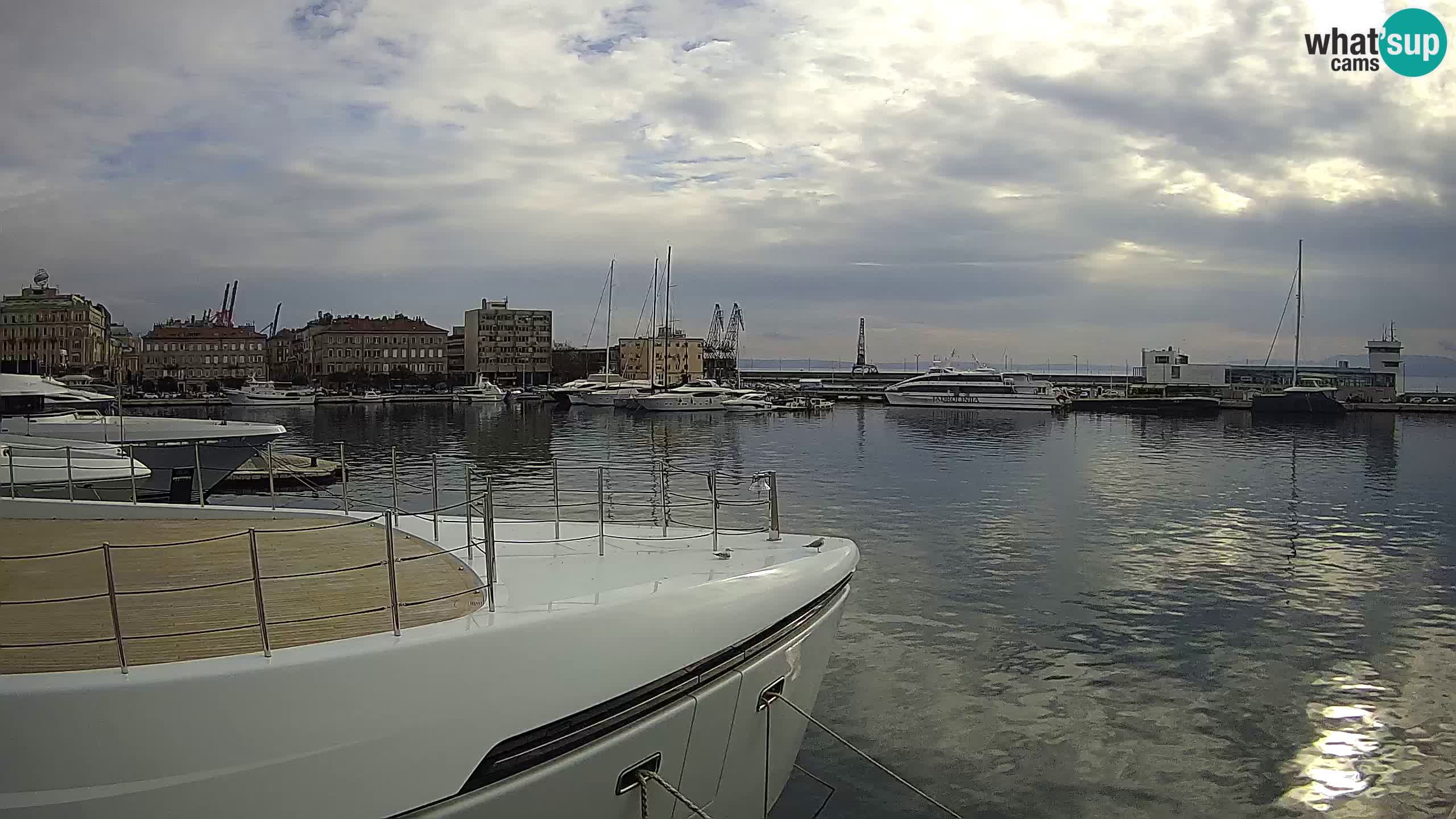 Rijeka – Botel Marina web kamera
