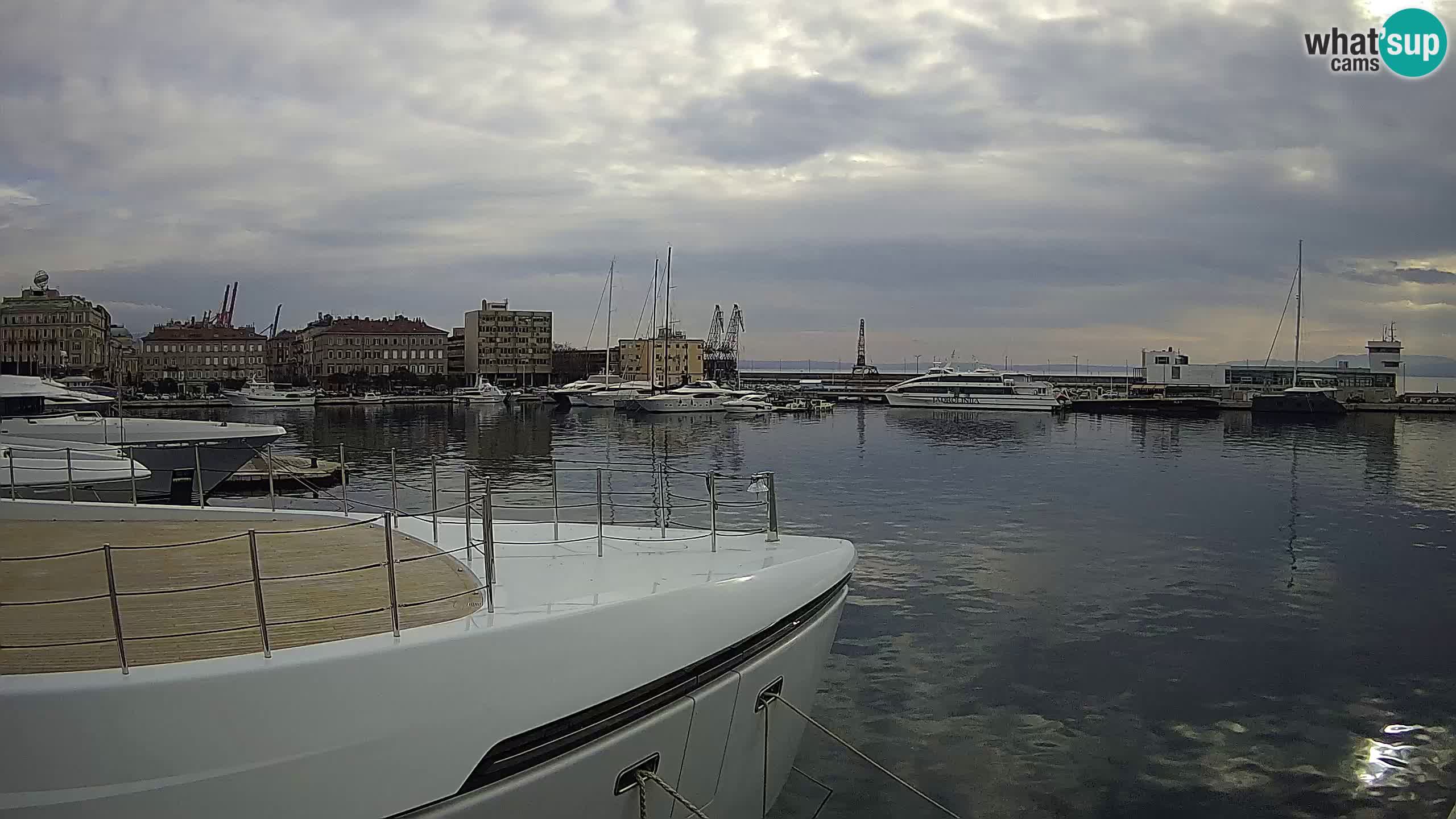 Rijeka – Botel Marina webcam en direct