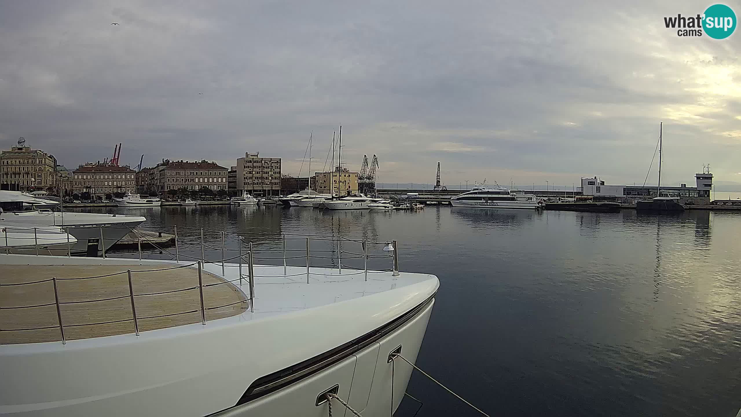 Rijeka – Botel Marina web kamera